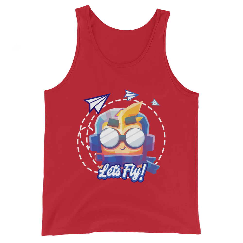 Let's Fly Tank Top (Unisex) - Image 5
