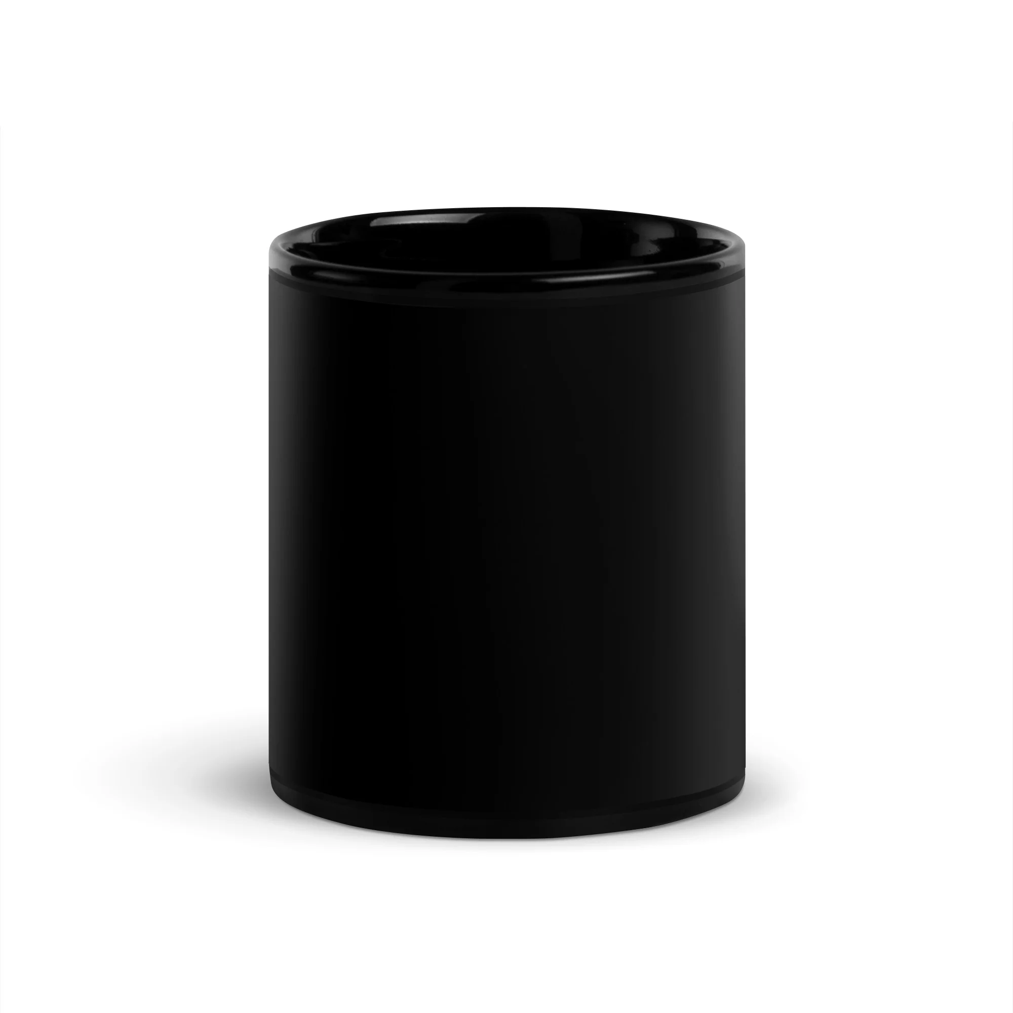 Monkey Ambush Black Glossy Mug - Image 3