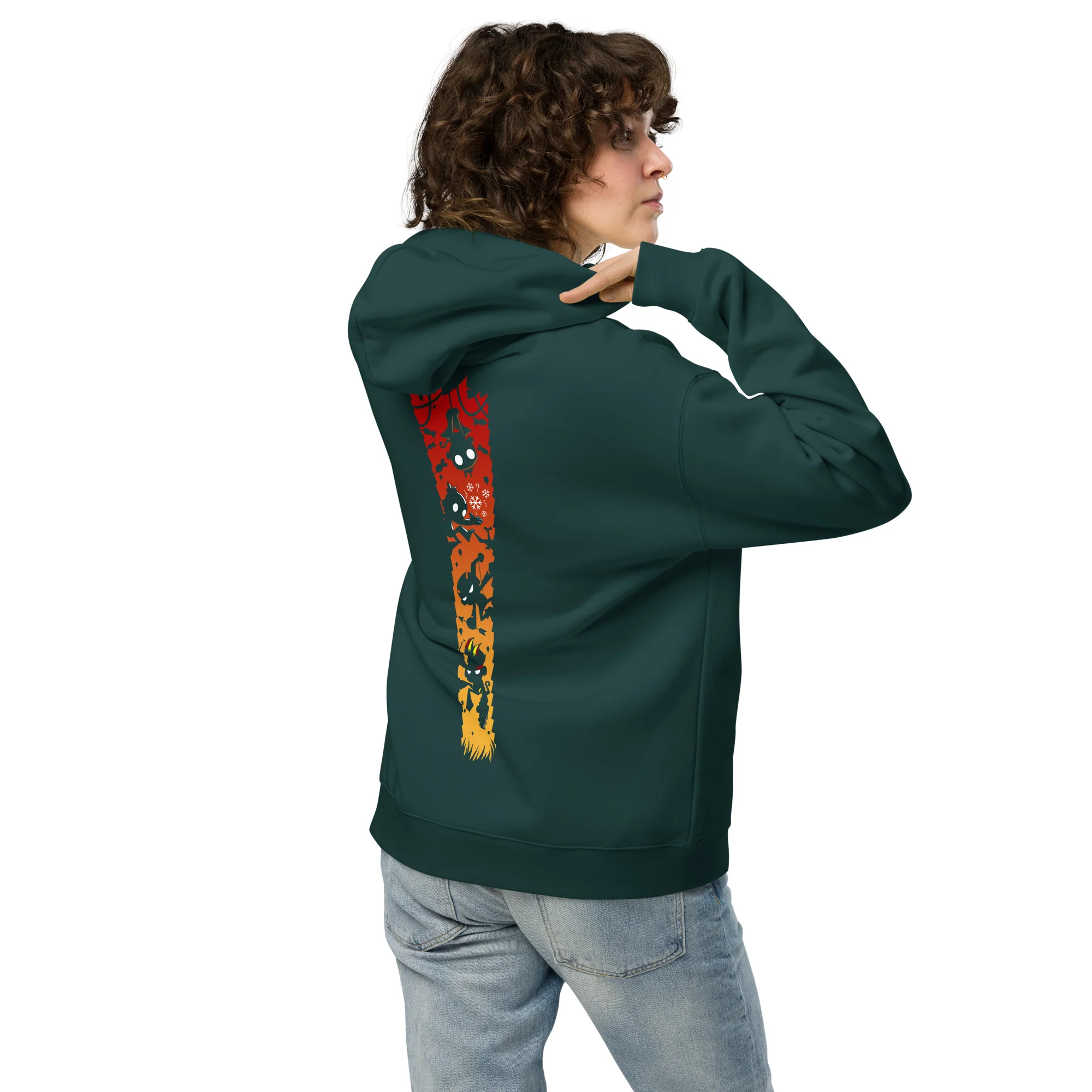 Monkey Ambush Premium Oversized Hoodie - Back Print (Unisex) - Image 3