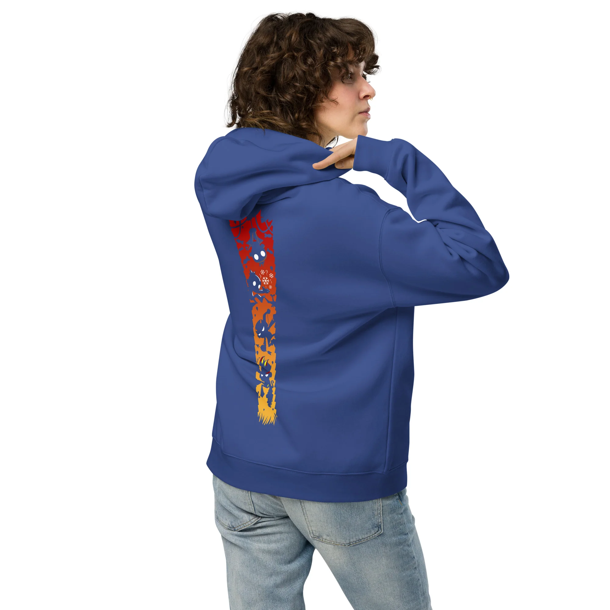 Monkey Ambush Premium Oversized Hoodie - Back Print (Unisex) - Image 5