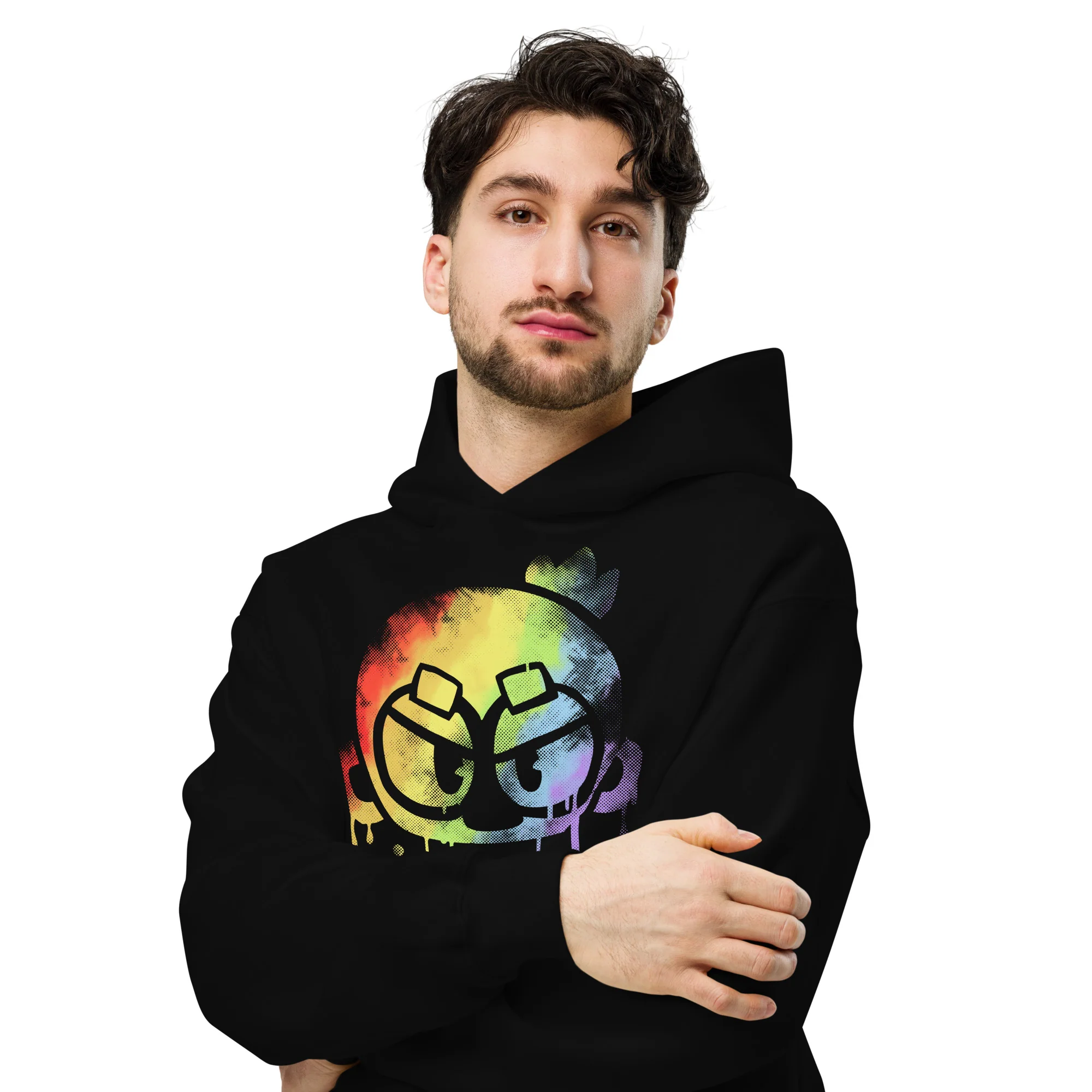 Monkey Graffiti Premium Oversized Hoodie - Back Print (Unisex) - Image 3