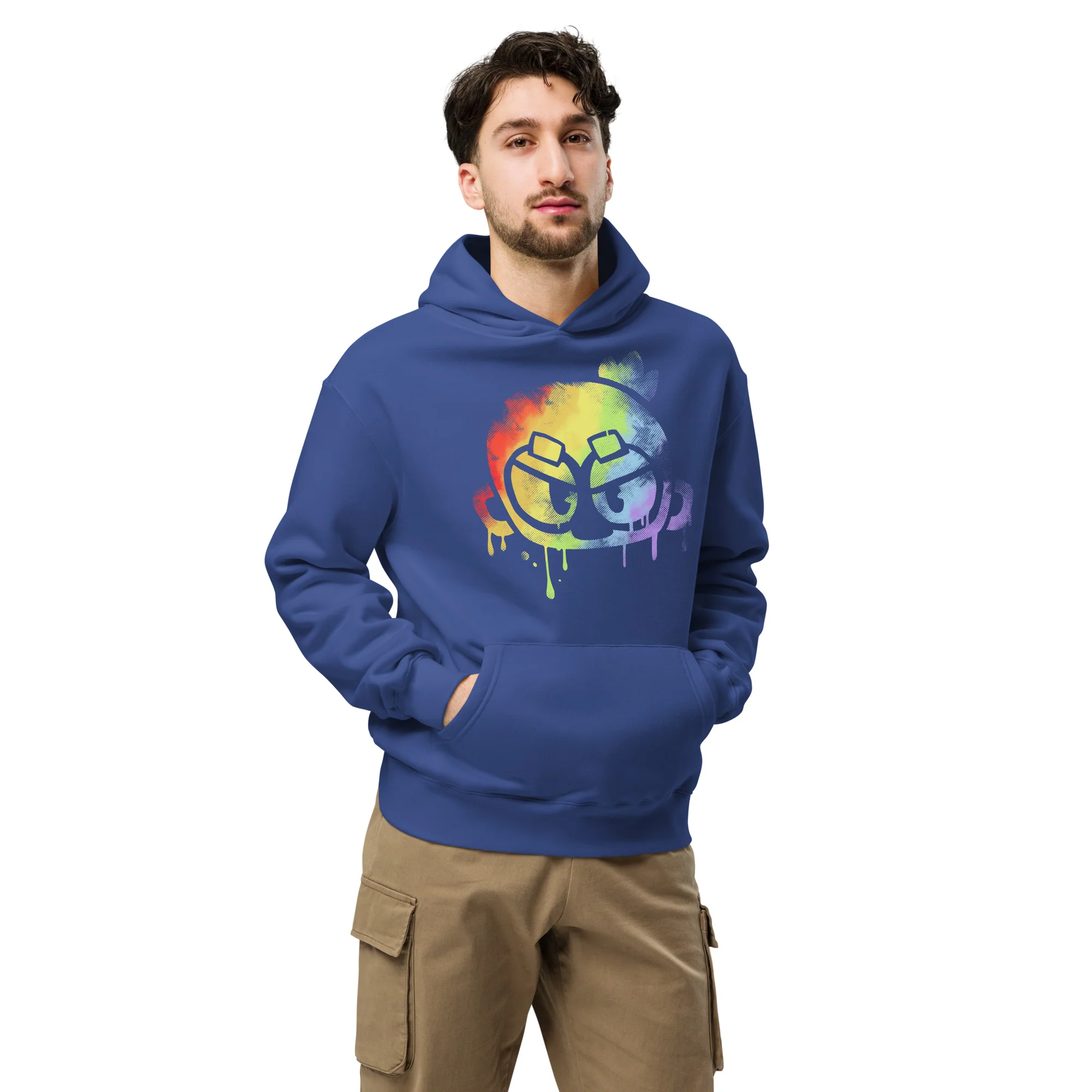 Monkey Graffiti Premium Oversized Hoodie - Back Print (Unisex) - Image 5