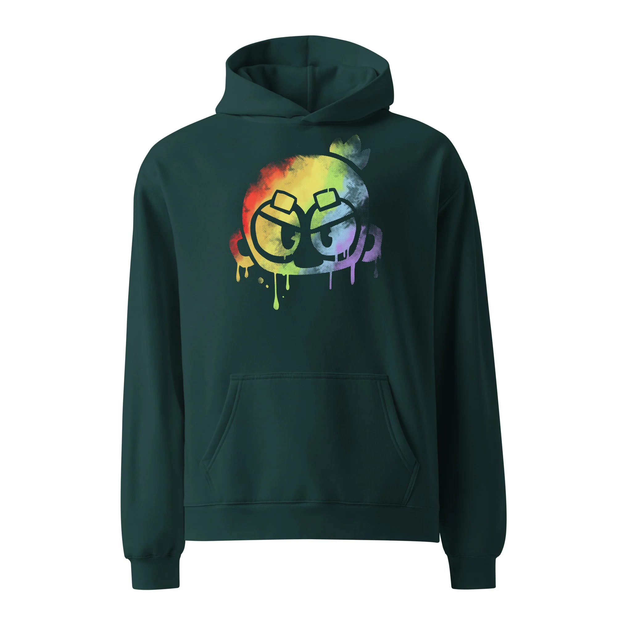 Monkey Graffiti Premium Oversized Hoodie - Back Print (Unisex) - Image 7