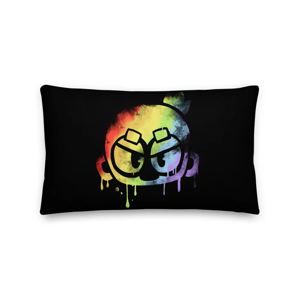 Monkey Graffiti Premium Pillow - Image 3
