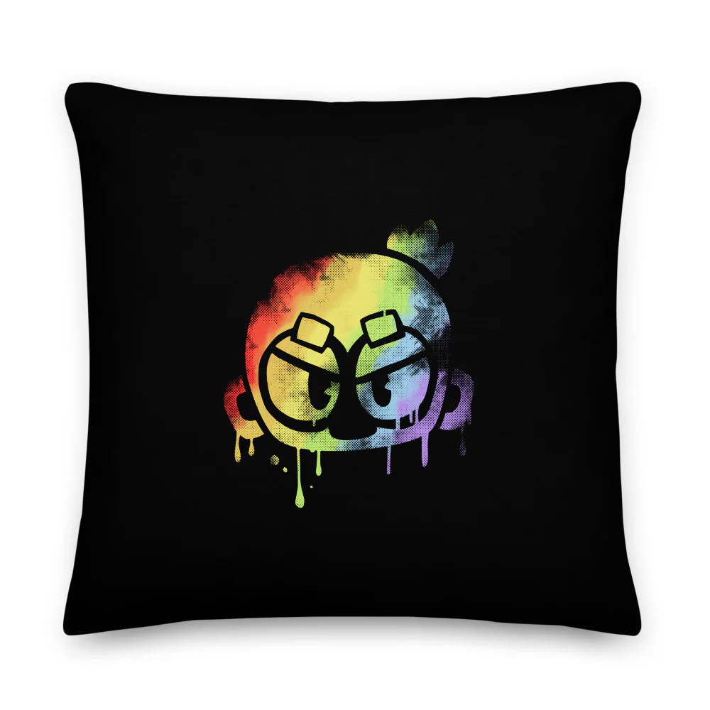 Monkey Graffiti Premium Pillow - Image 6