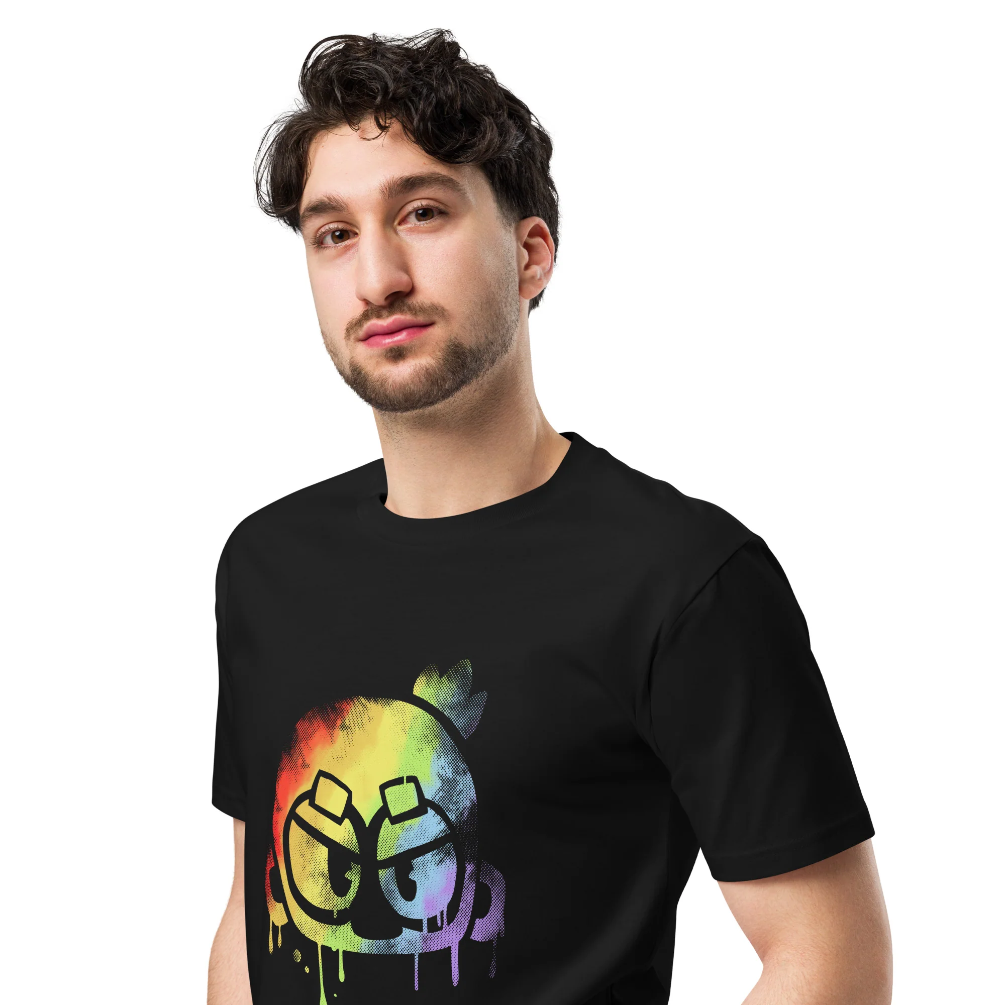 Monkey Graffiti Premium Shirt (Unisex) - Image 3