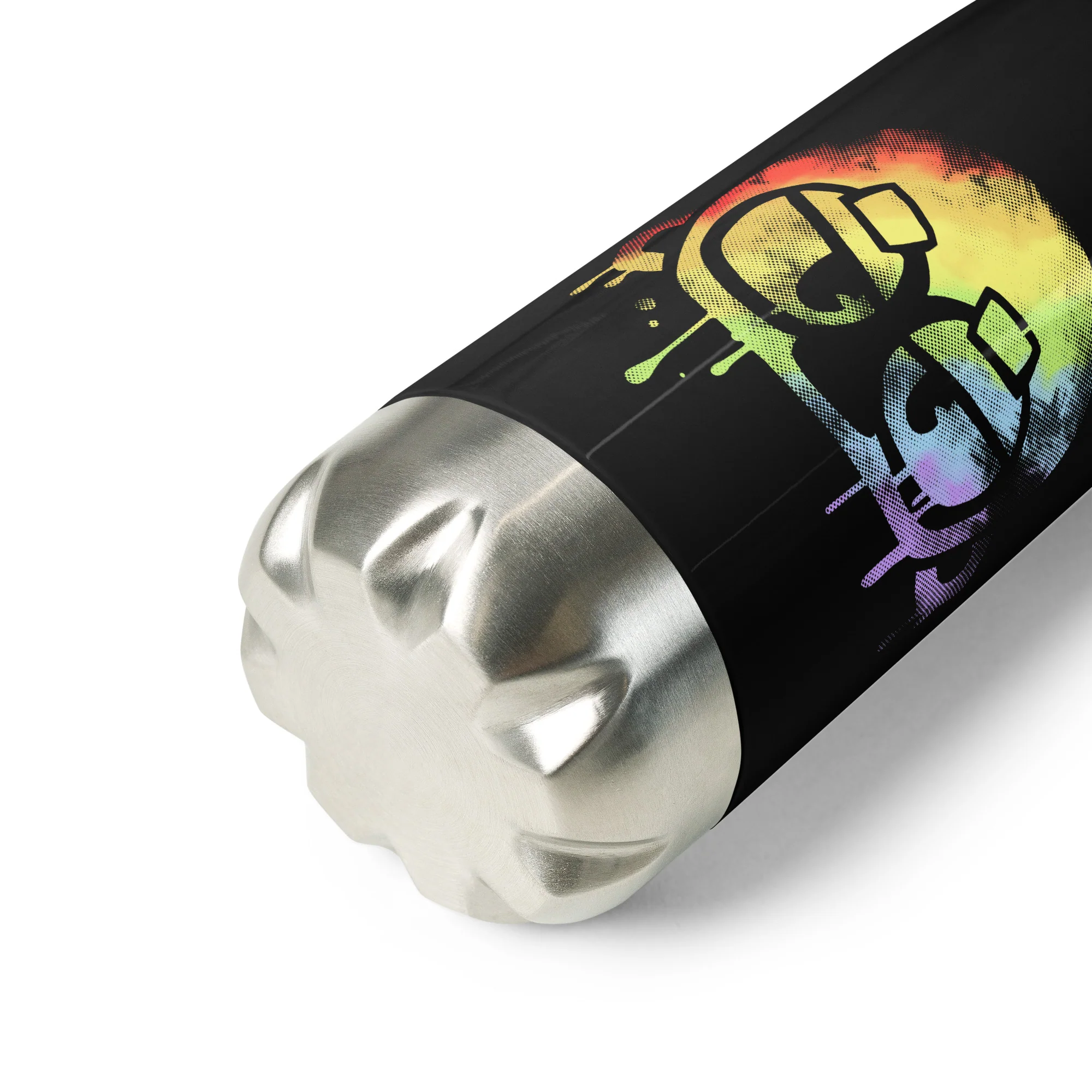 Monkey Graffiti Stainless Steel Water Bottle - Image 9