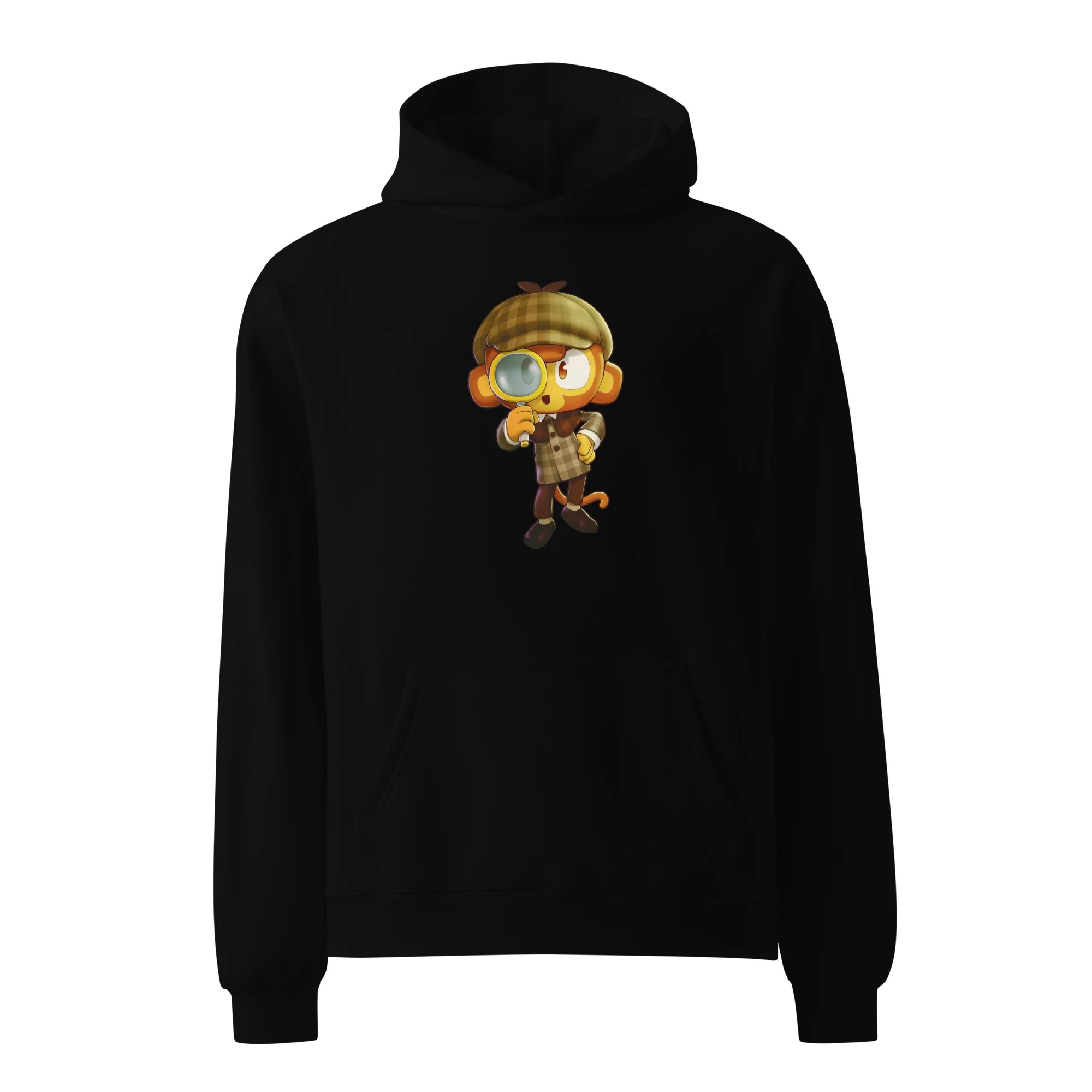 Monkey Investigator Premium Oversized Hoodie (Unisex) - Image 4