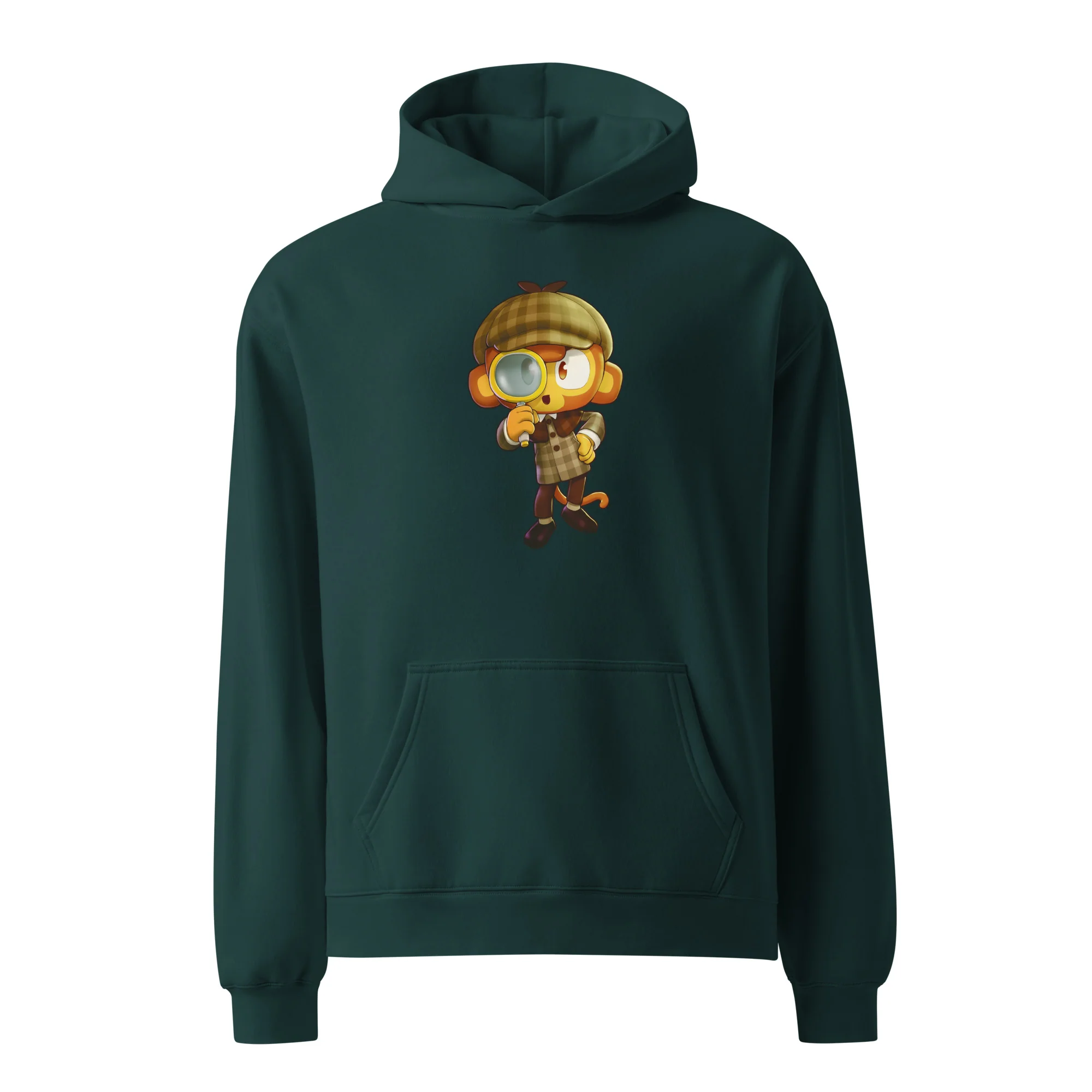 Monkey Investigator Premium Oversized Hoodie (Unisex) - Image 5