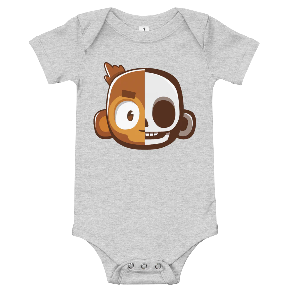 Monkey Skull Baby Bodysuit - Image 5
