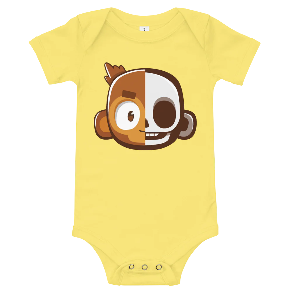 Monkey Skull Baby Bodysuit - Image 7