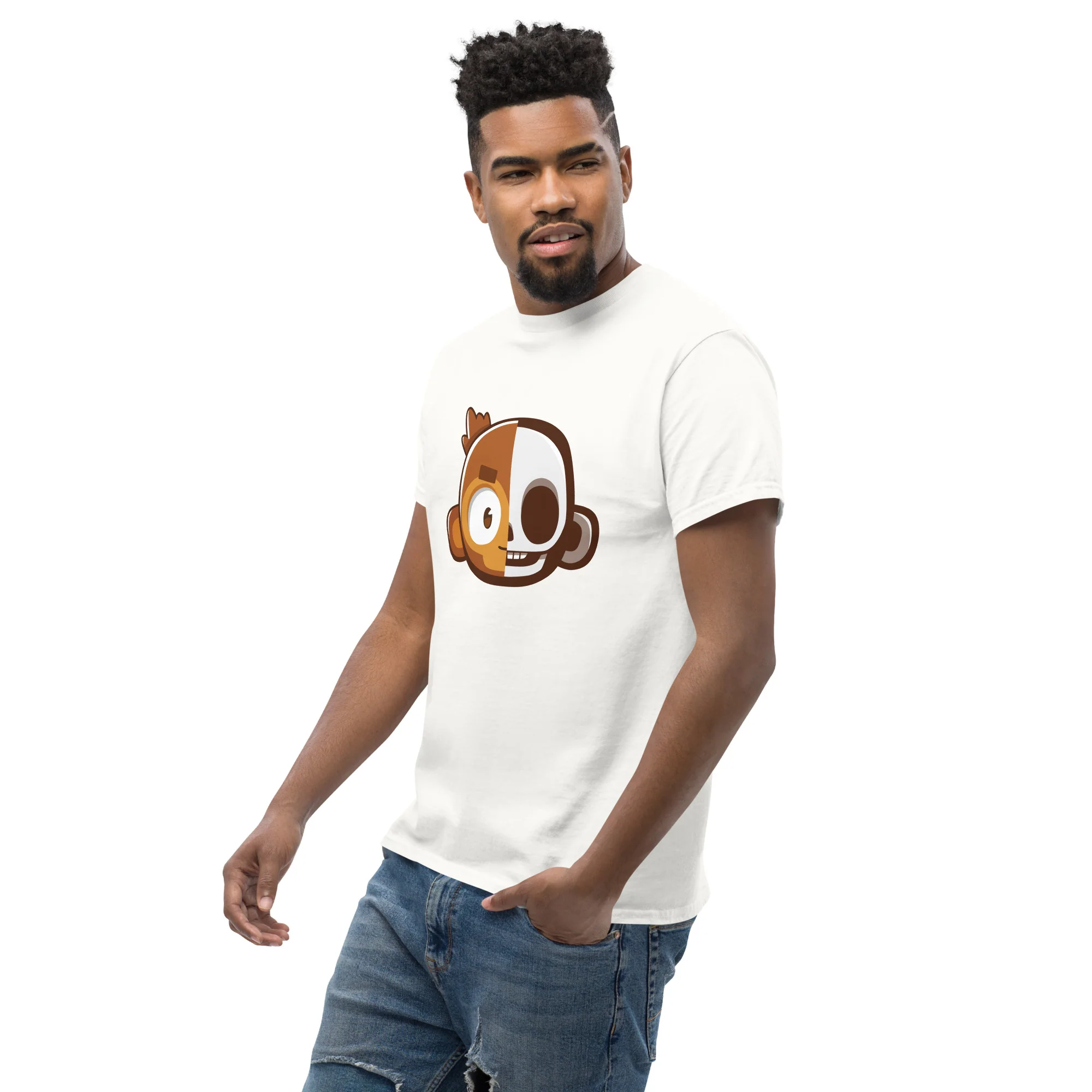 Monkey Skull Classic Shirt (Men's - Gildan) - Image 5