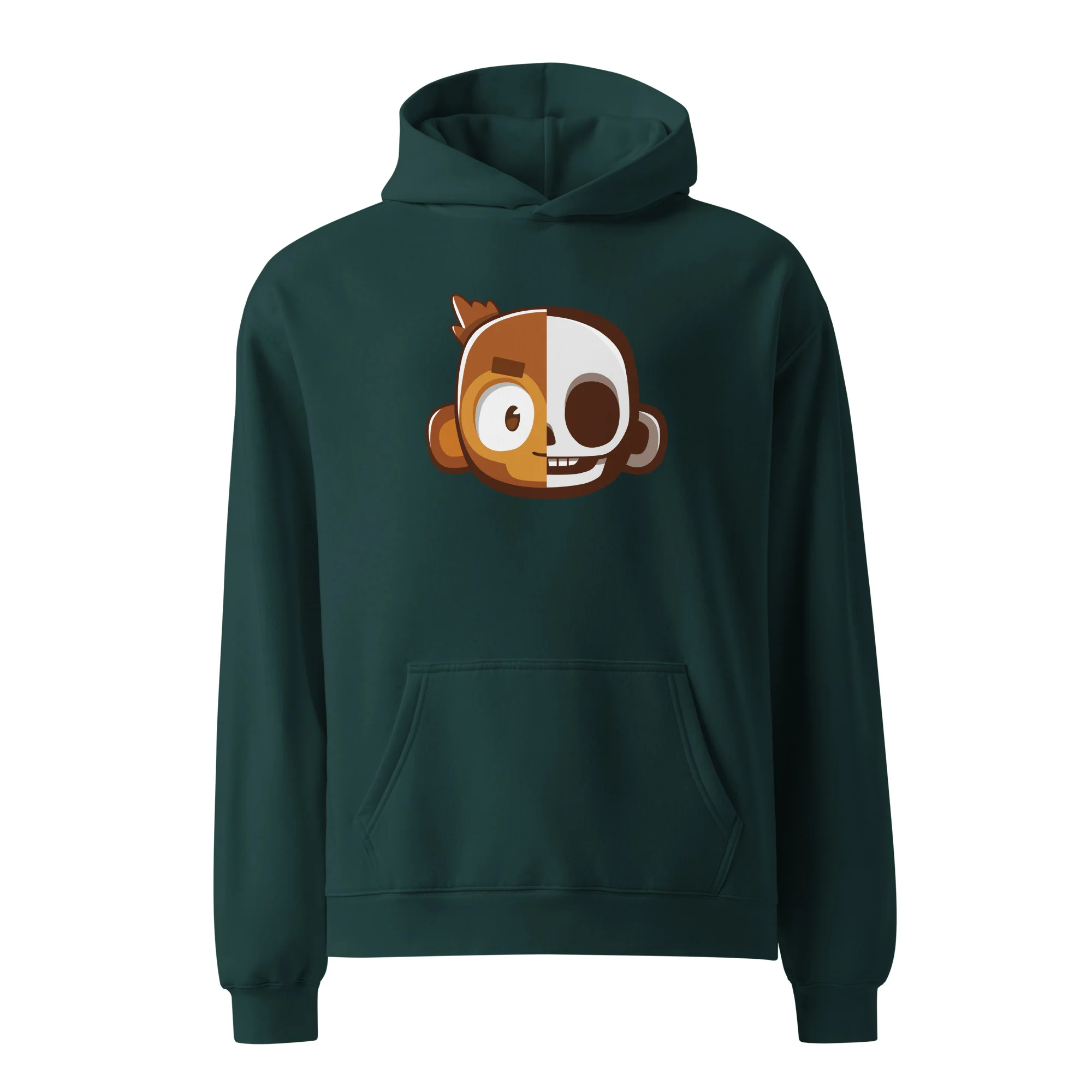 Monkey Skull Premium Oversized Hoodie (Unisex) - Image 7