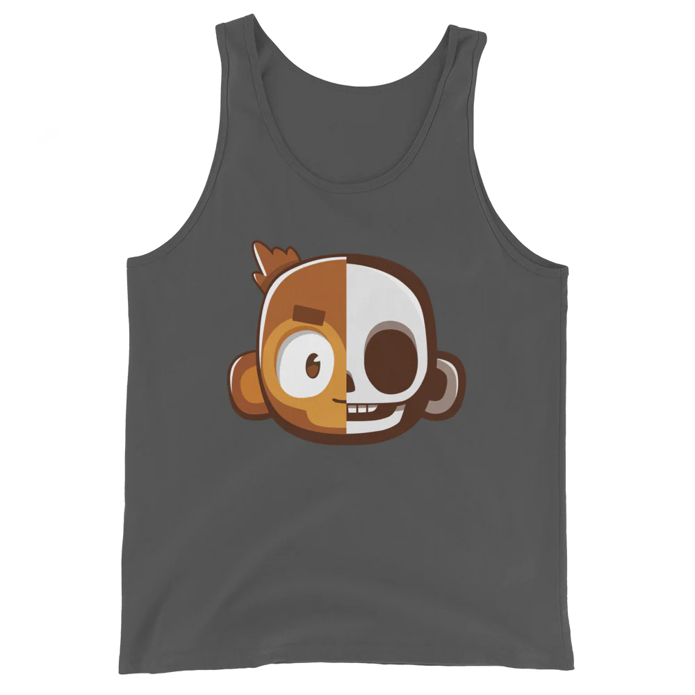 Monkey Skull Tank Top (Unisex) - Image 7