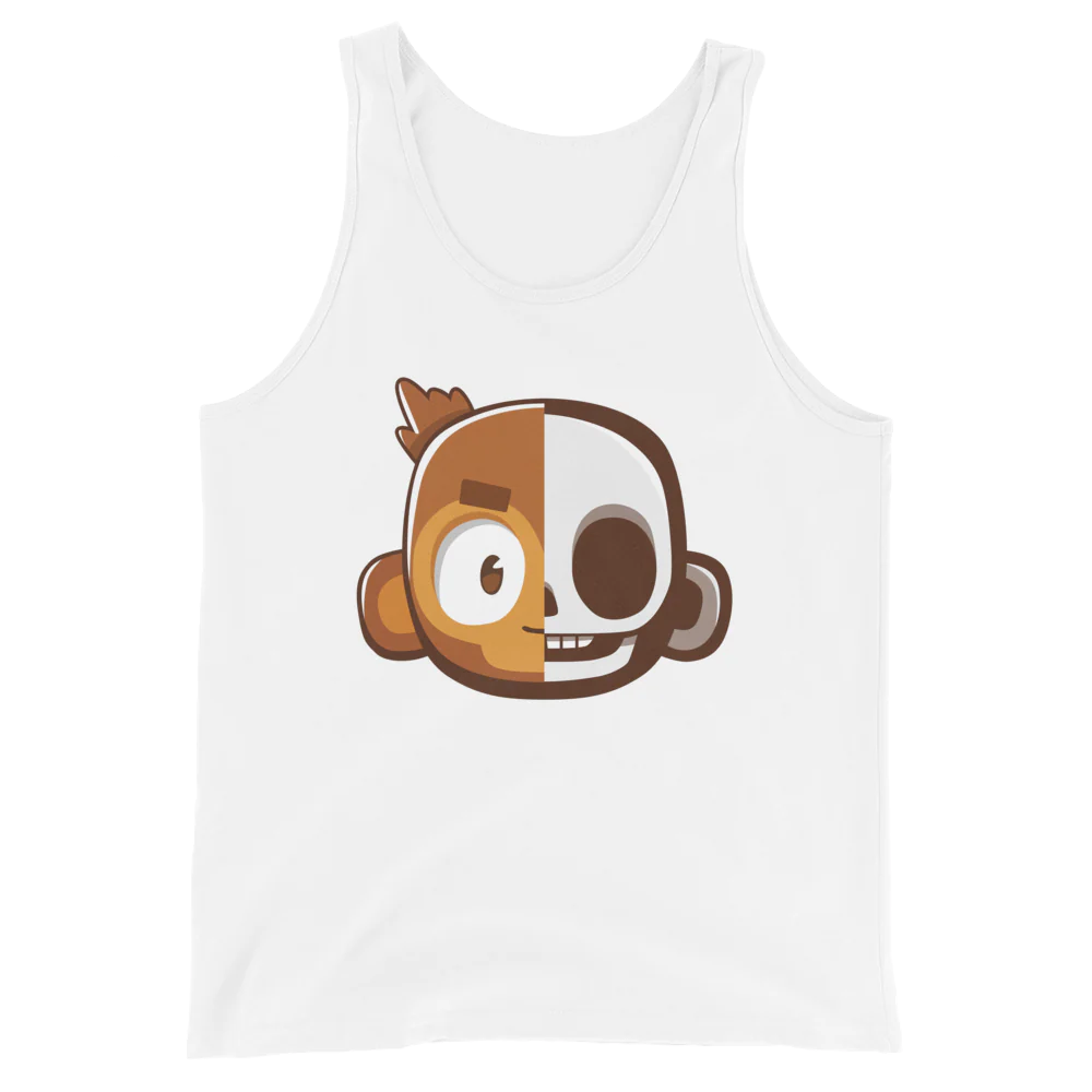 Monkey Skull Tank Top (Unisex) - Image 8