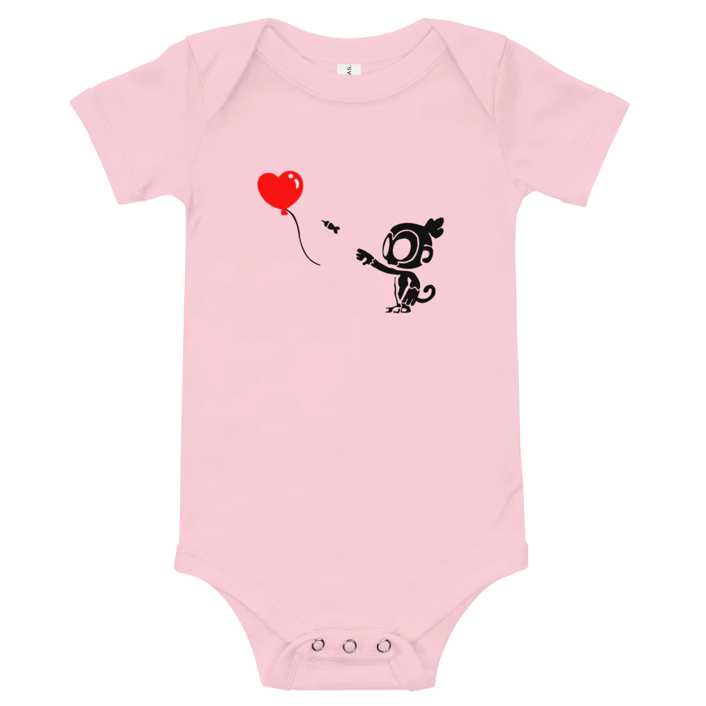 Monkey With Bloon Baby Bodysuit - Image 6