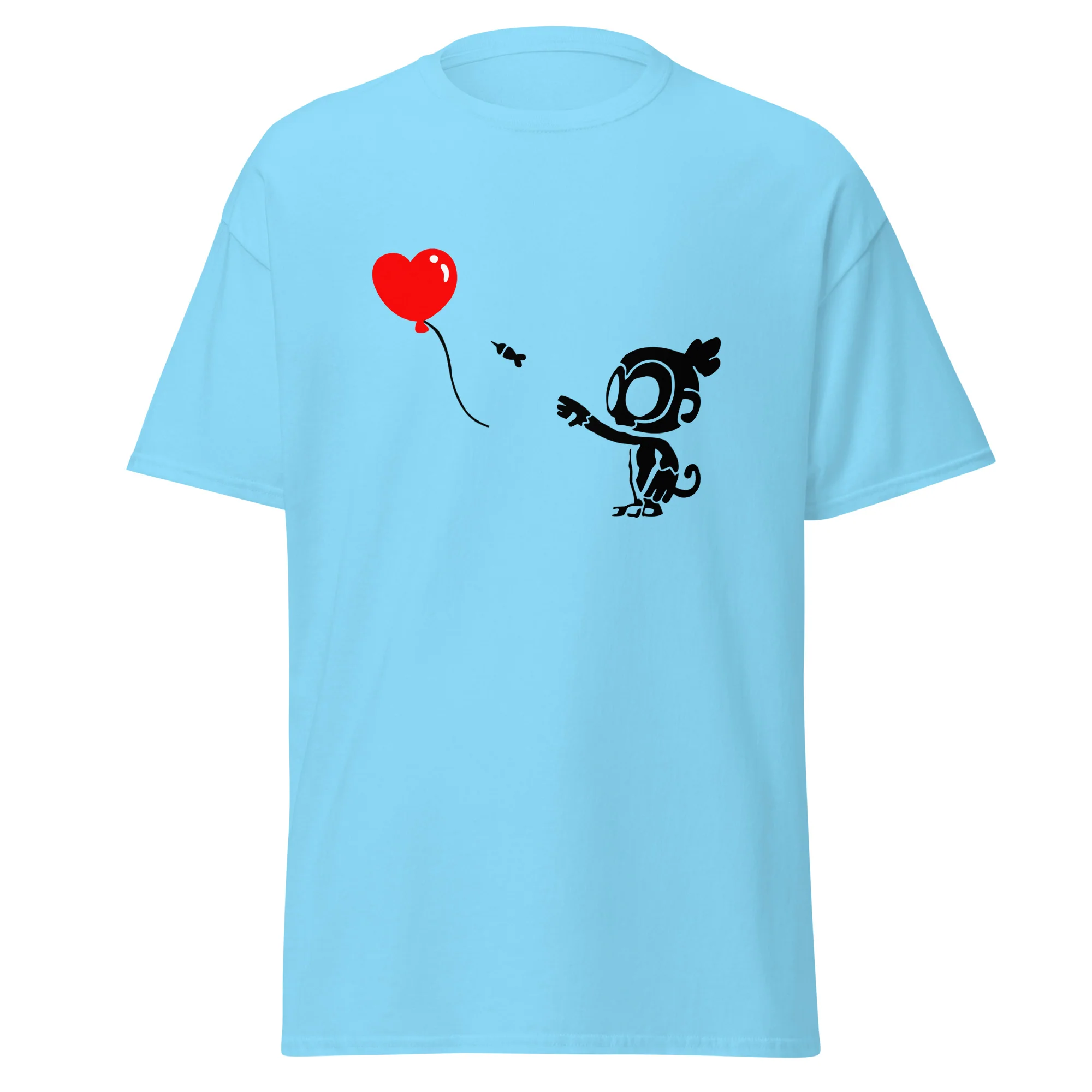 Monkey With Bloon Classic Shirt (Men's - Gildan) - Image 15