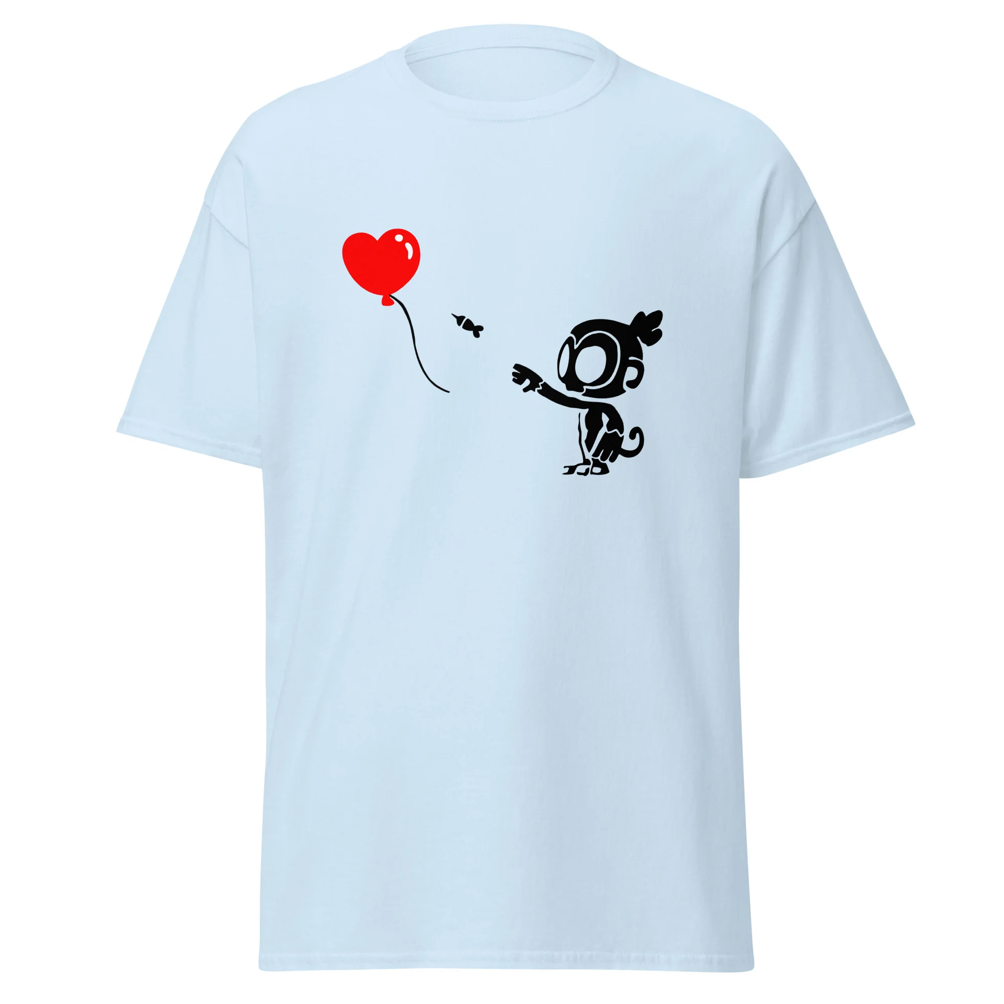 Monkey With Bloon Classic Shirt (Men's - Gildan) - Image 17