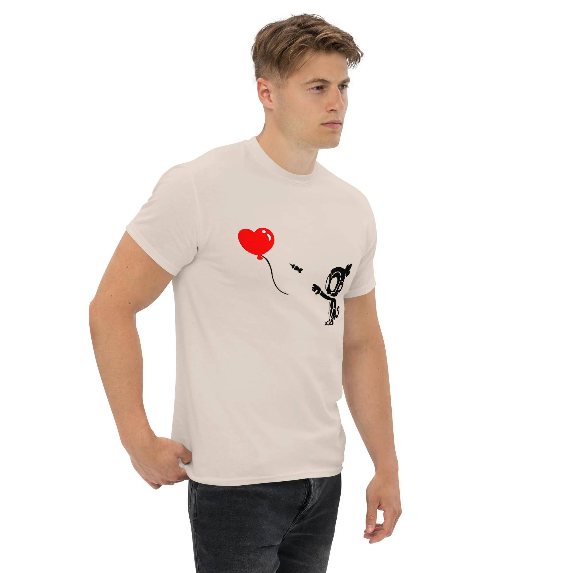 Monkey With Bloon Classic Shirt (Men's - Gildan) - Image 5