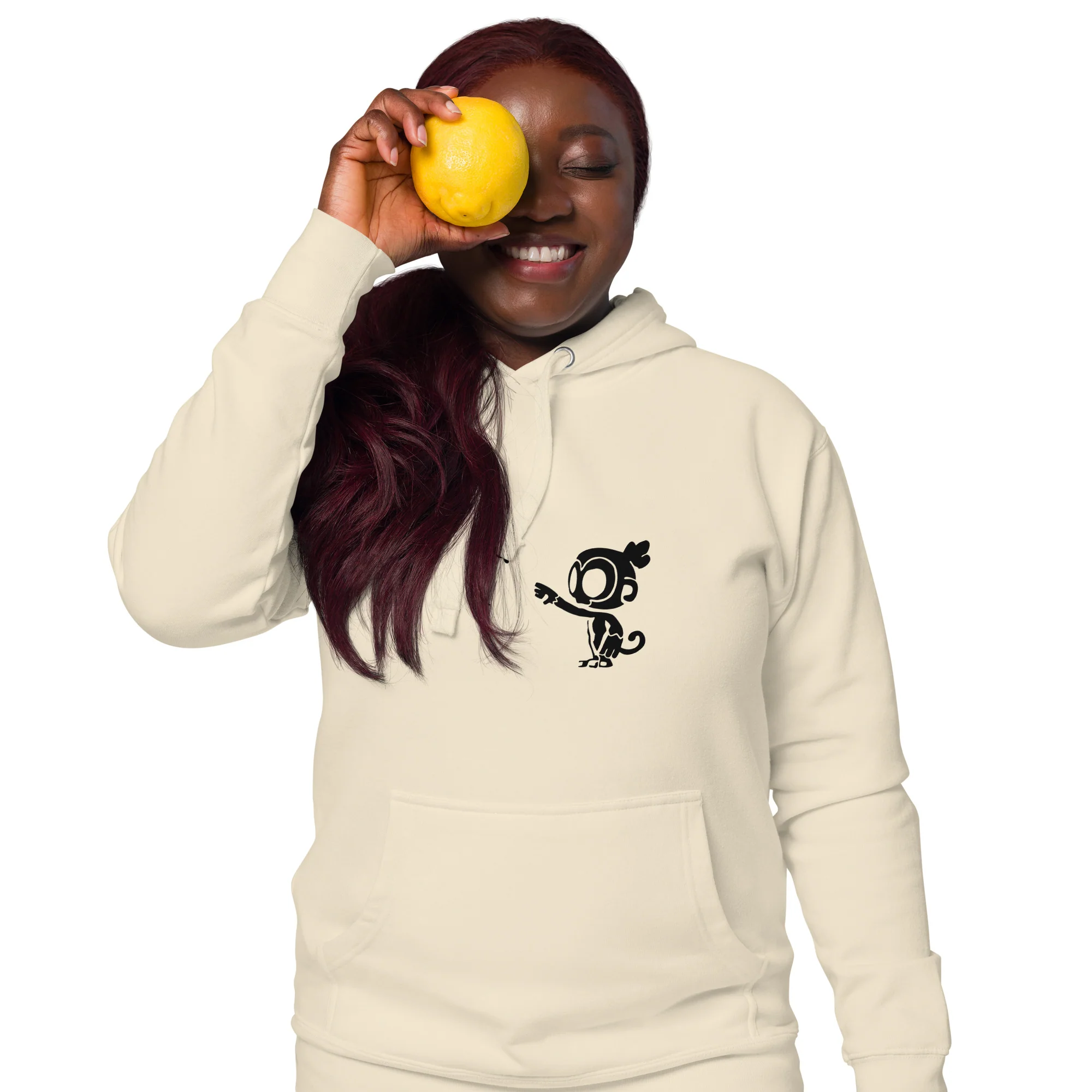 Monkey With Bloon Hoodie (Unisex) - Image 10