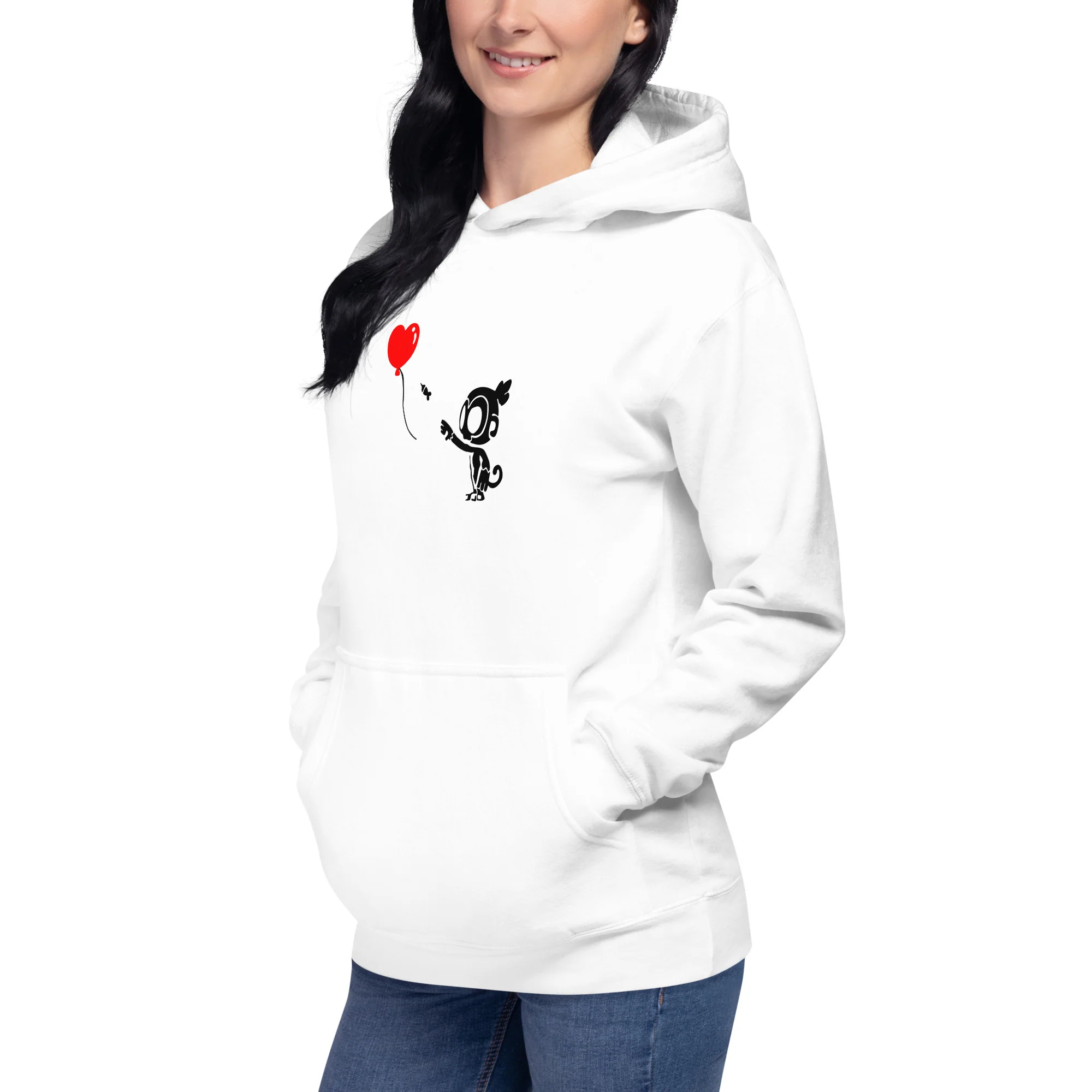 Monkey With Bloon Hoodie (Unisex) - Image 21