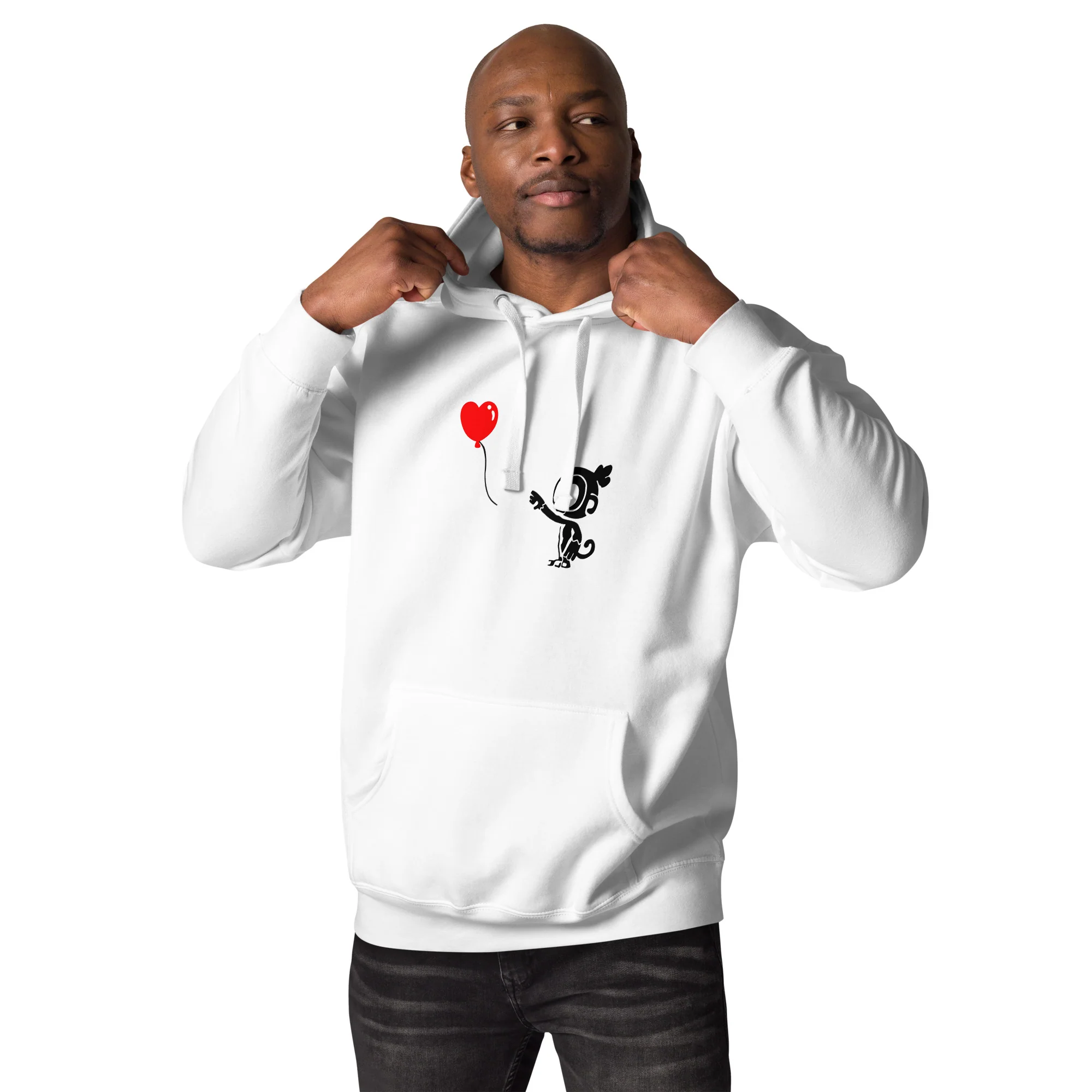 Monkey With Bloon Hoodie (Unisex) - Image 23