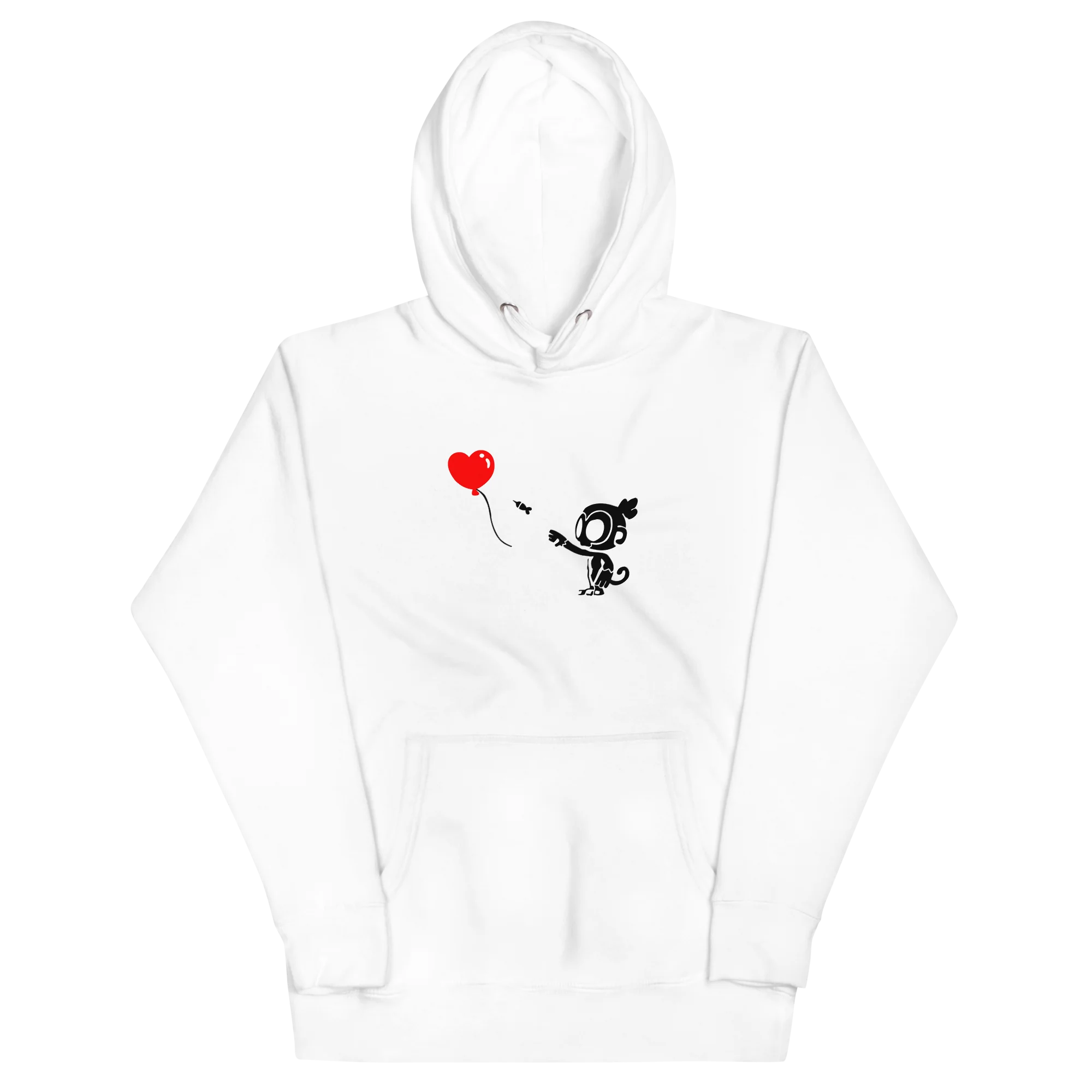 Monkey With Bloon Hoodie (Unisex) - Image 5