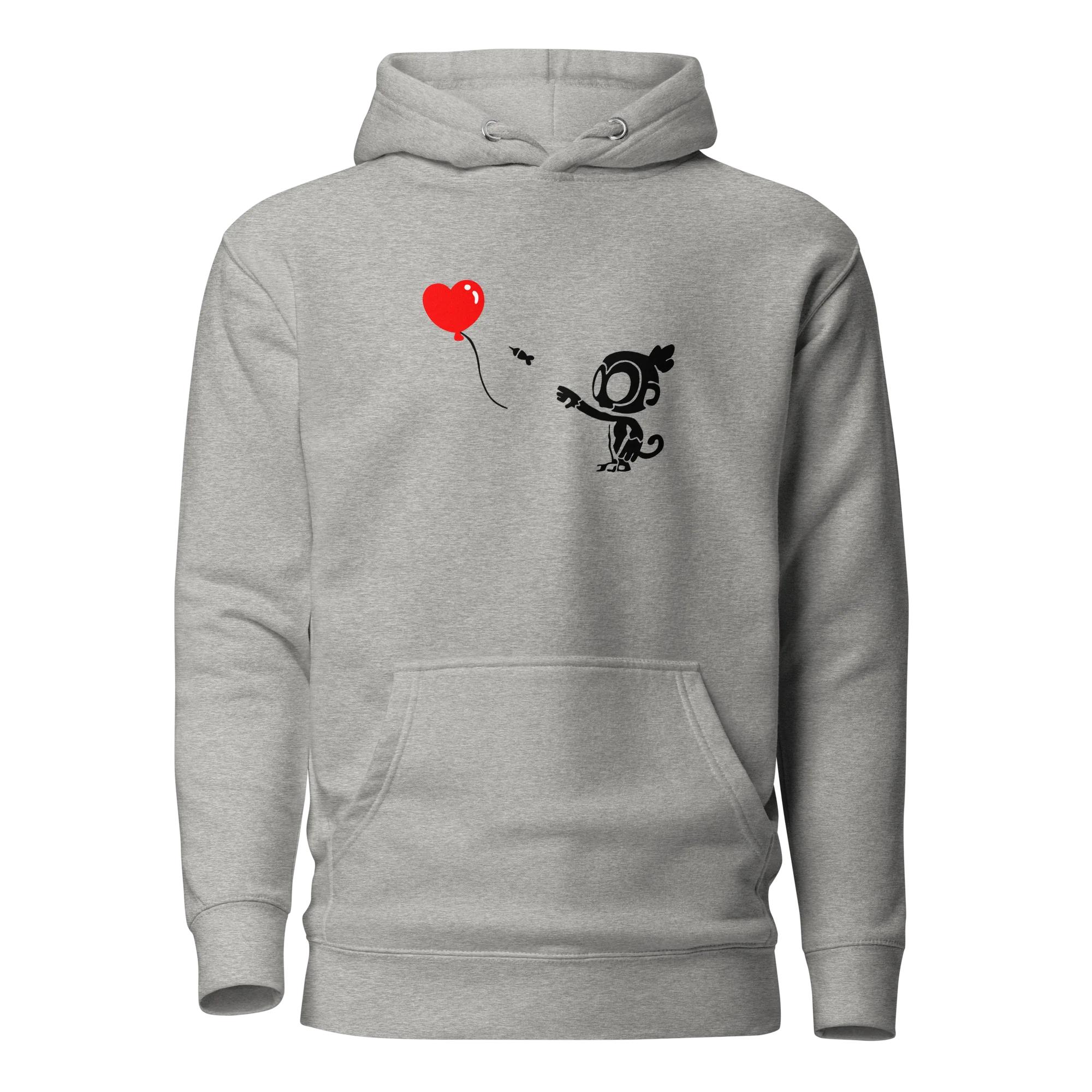 Monkey With Bloon Hoodie (Unisex) - Image 7