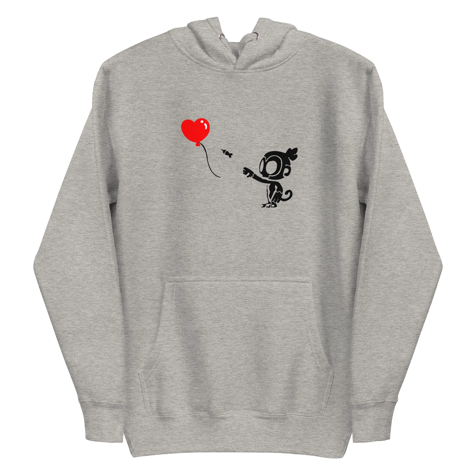 Monkey With Bloon Hoodie (Unisex) - Image 9