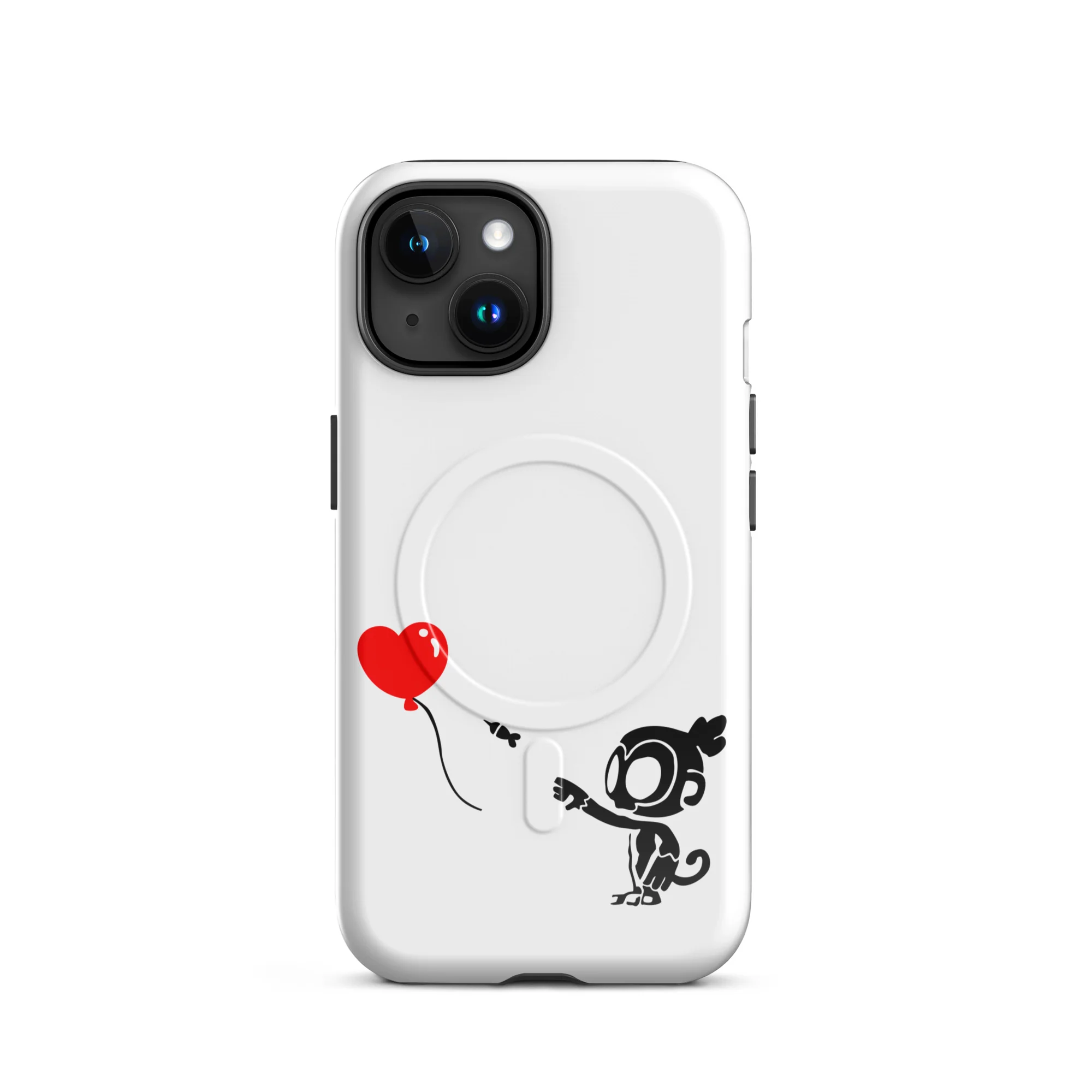 Monkey With Bloon iPhone Case - MagSafeĀ® (Tough) - Image 4