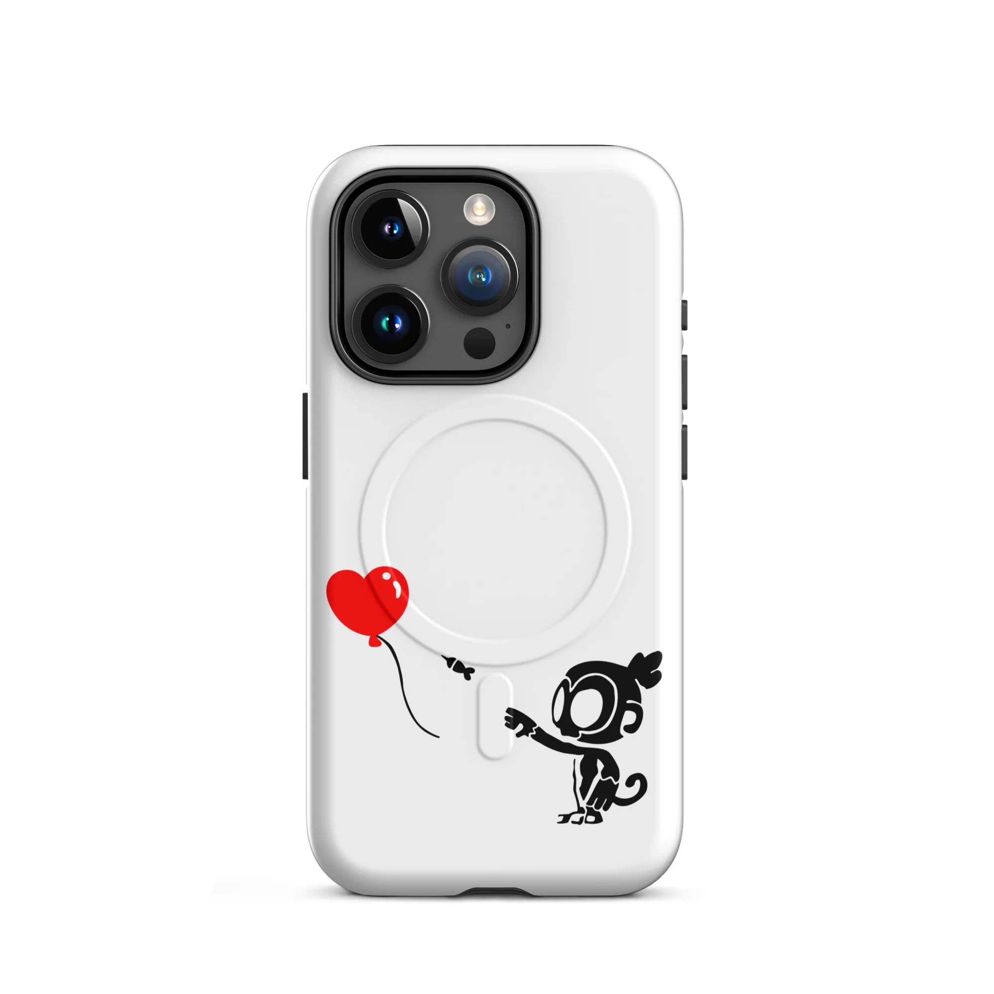 Monkey With Bloon iPhone Case - MagSafeĀ® (Tough) - Image 5