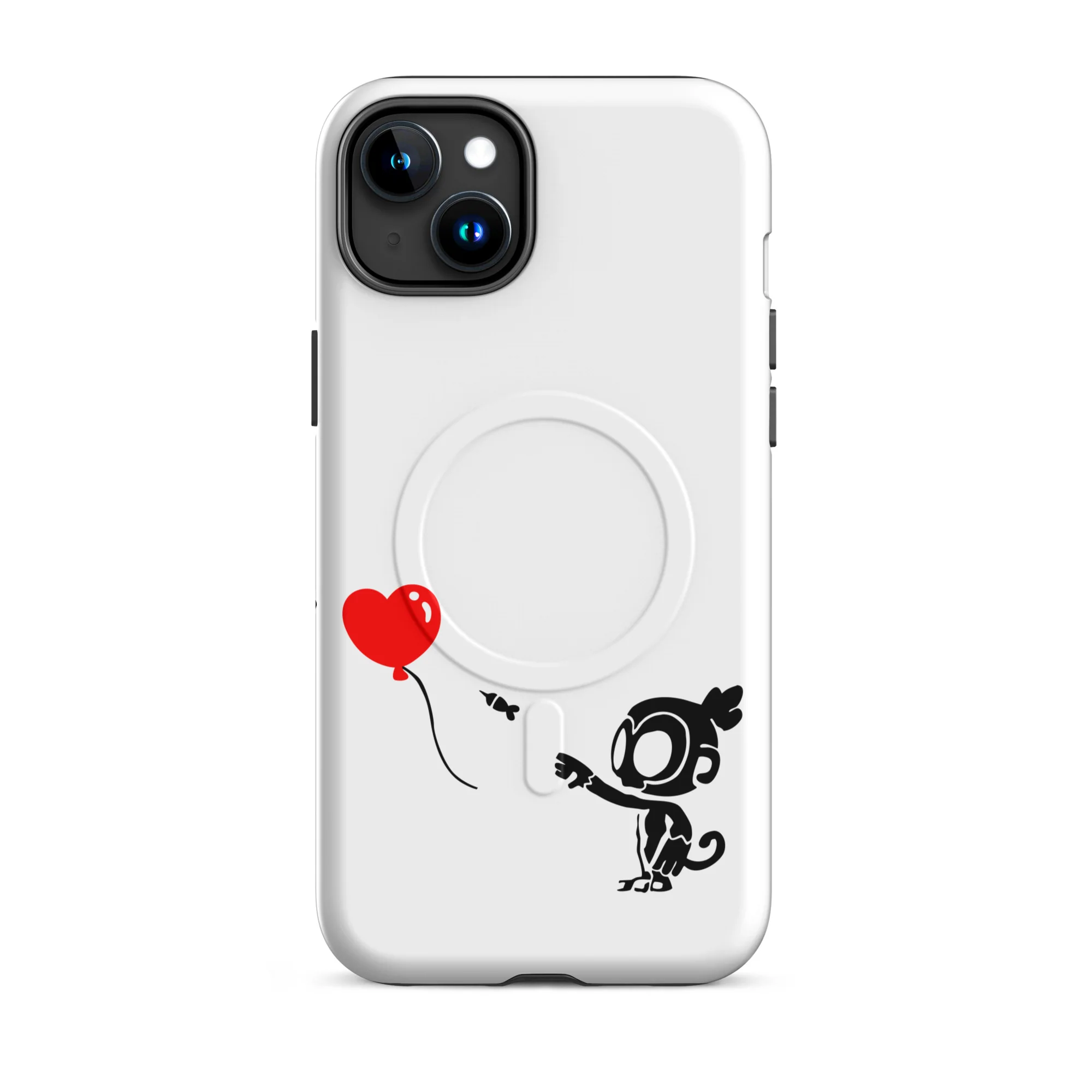 Monkey With Bloon iPhone Case - MagSafeĀ® (Tough) - Image 7