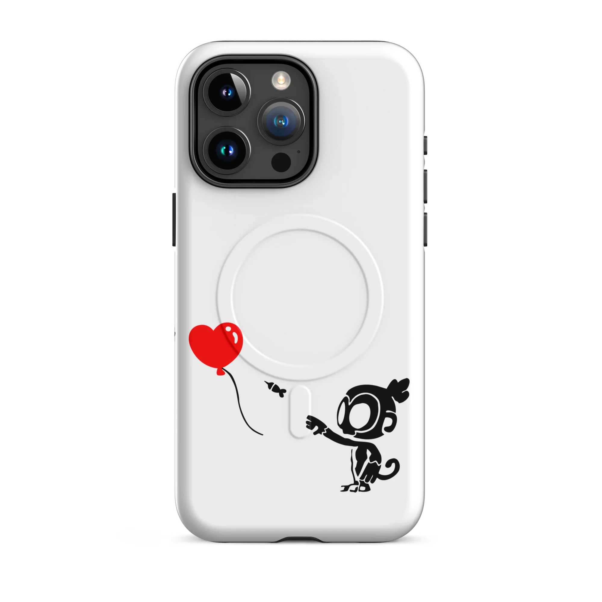 Monkey With Bloon iPhone Case - MagSafeĀ® (Tough) - Image 9