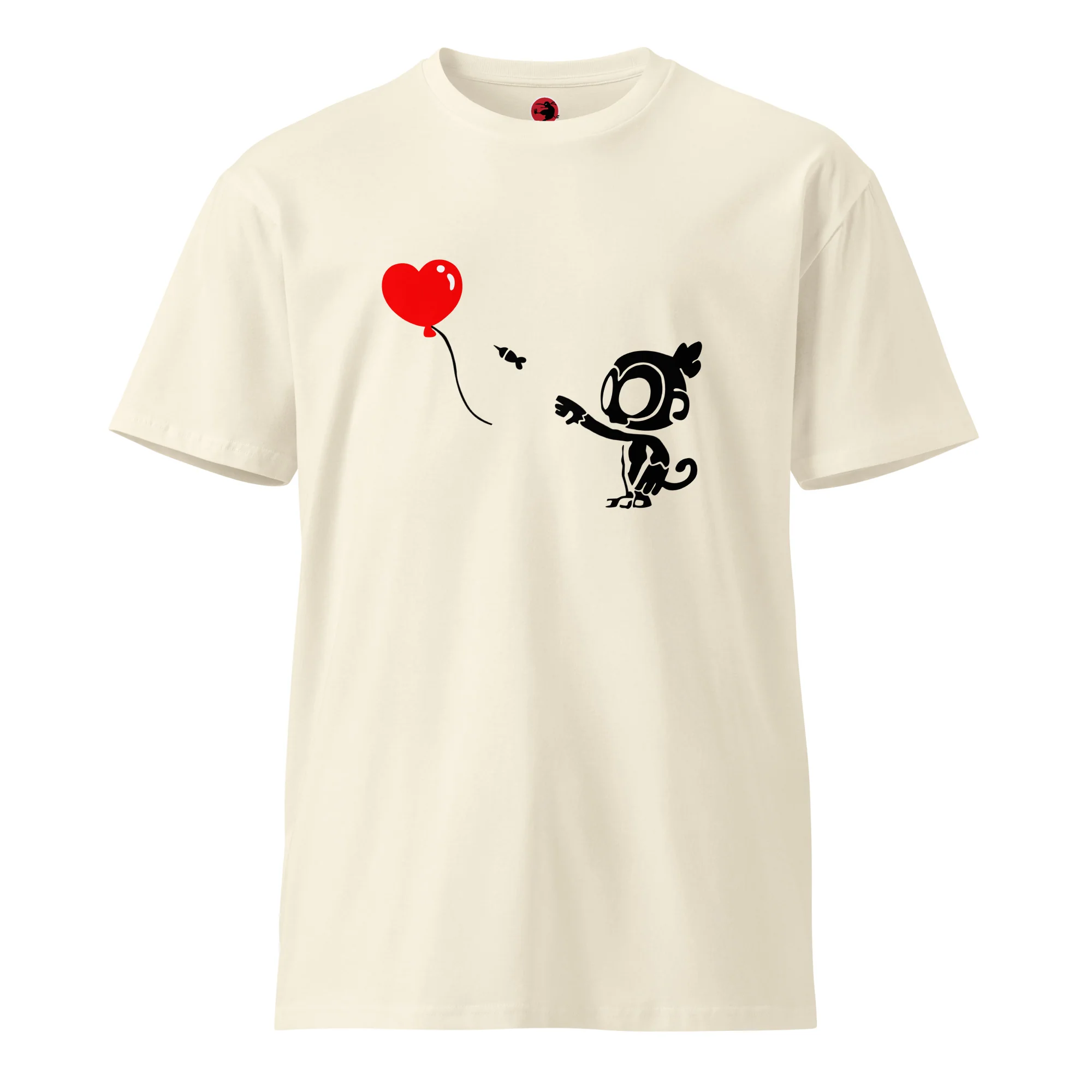 Monkey With Bloon Premium Shirt (Unisex) - Image 10