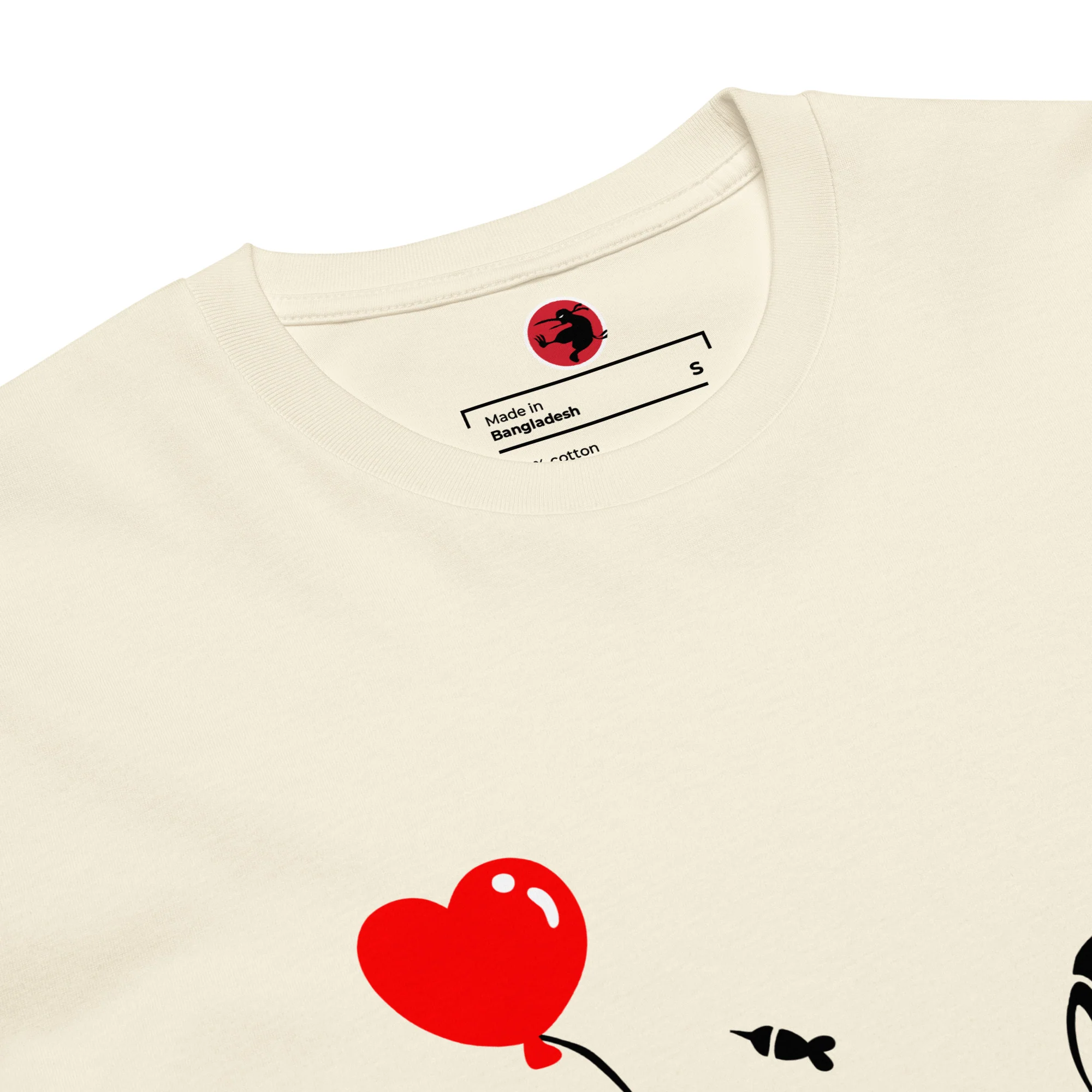 Monkey With Bloon Premium Shirt (Unisex) - Image 4