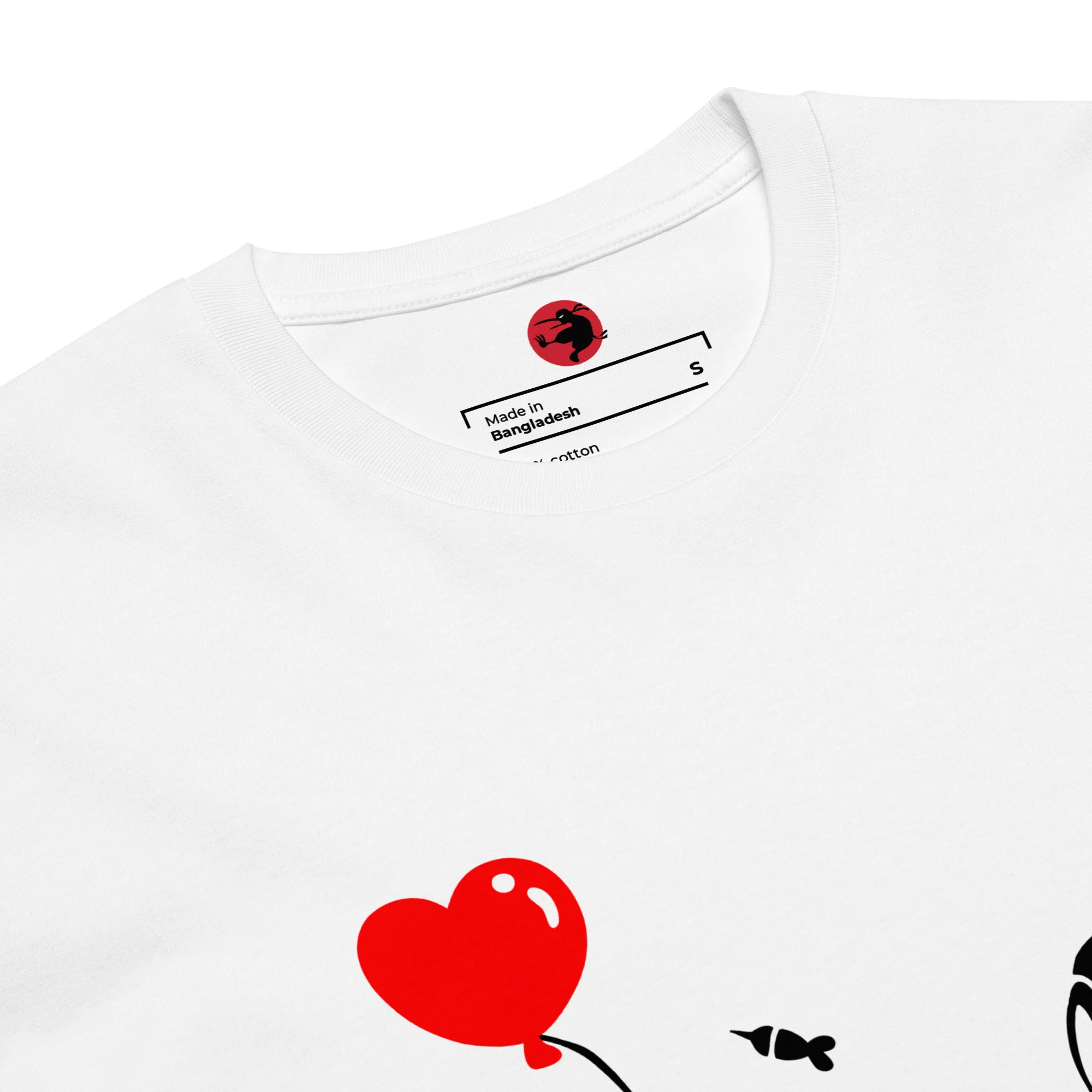 Monkey With Bloon Premium Shirt (Unisex) - Image 6