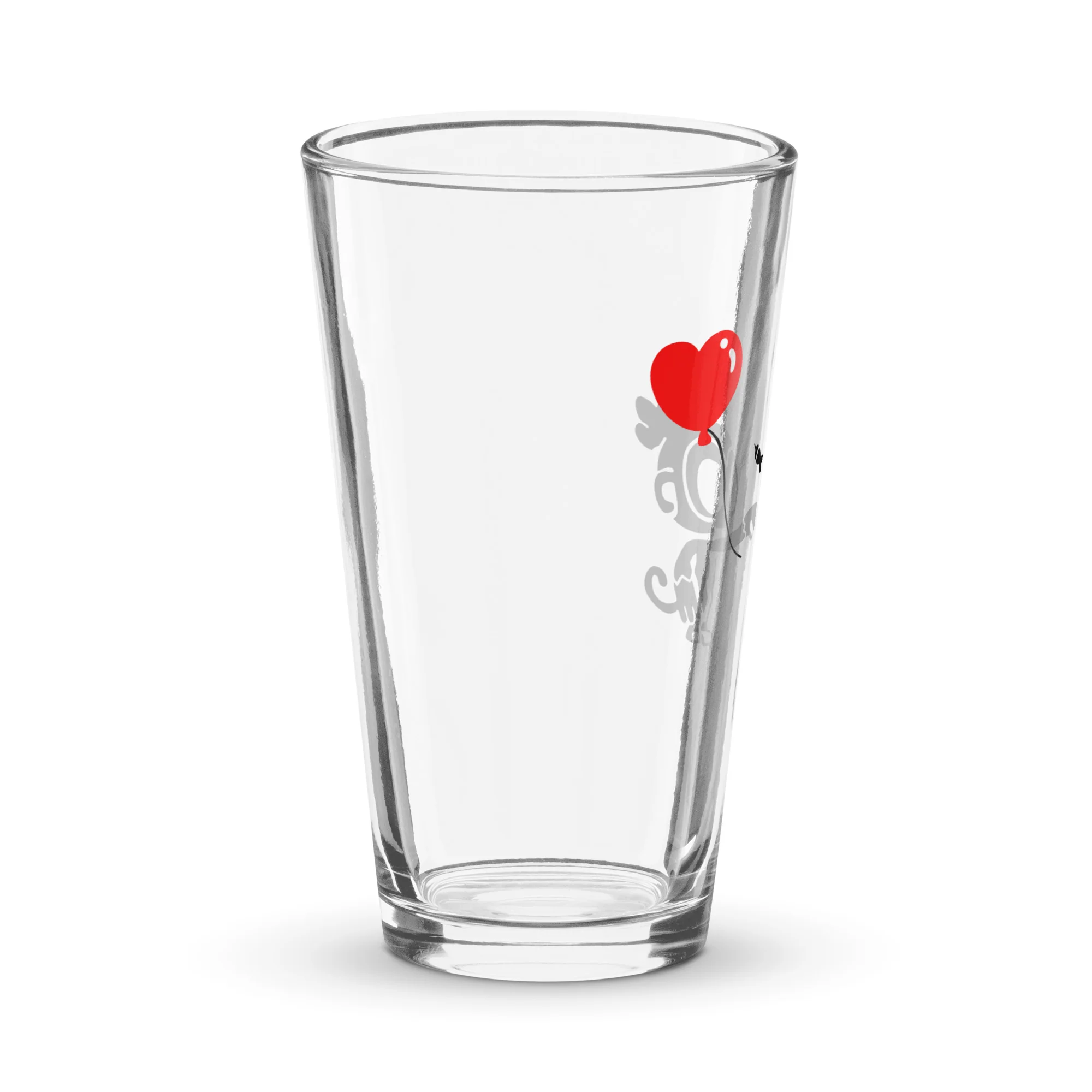 Monkey With Bloon - Shaker Pint Glass - Image 3