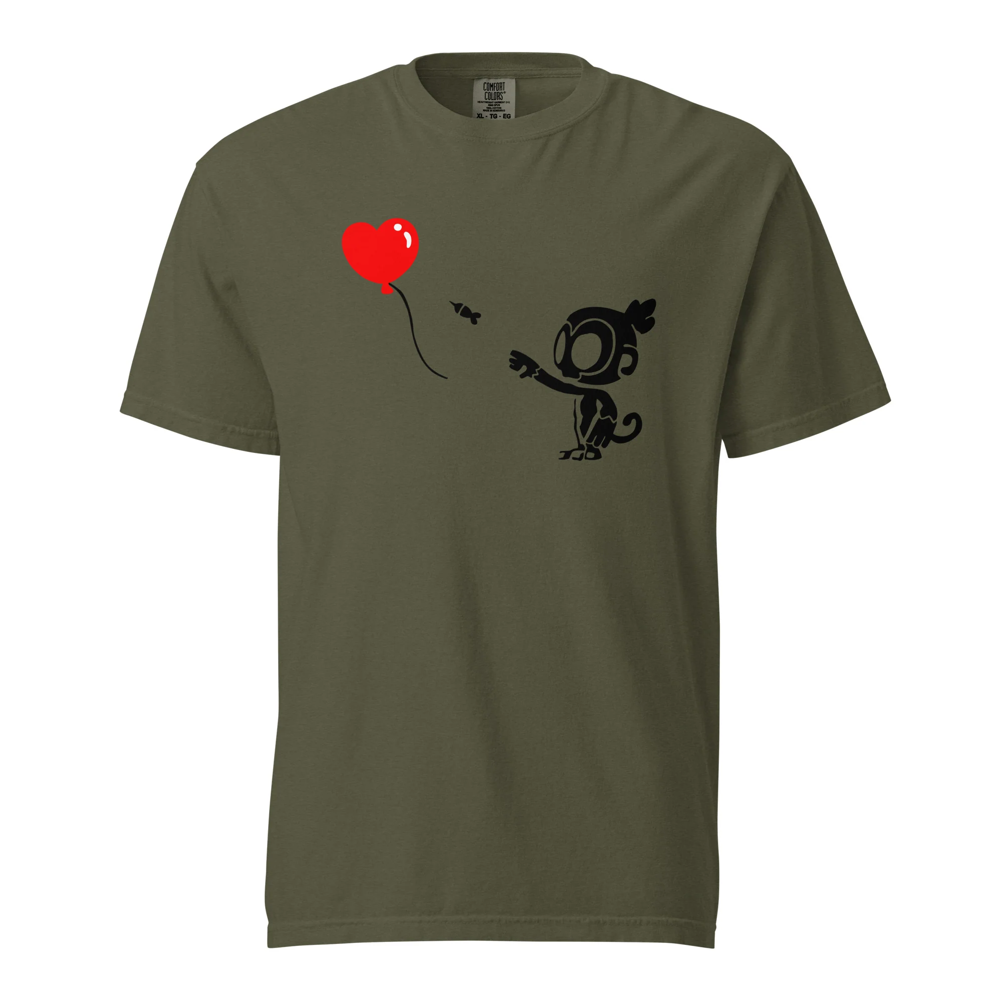Monkey With Bloon Standard Issue Shirt (Unisex) - Image 11