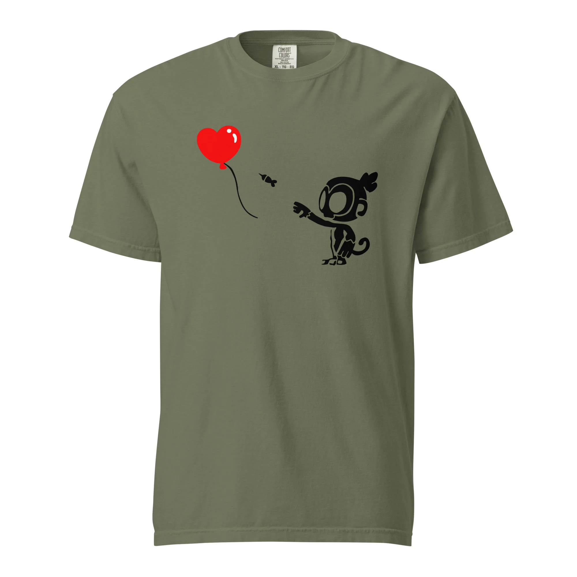 Monkey With Bloon Standard Issue Shirt (Unisex) - Image 14