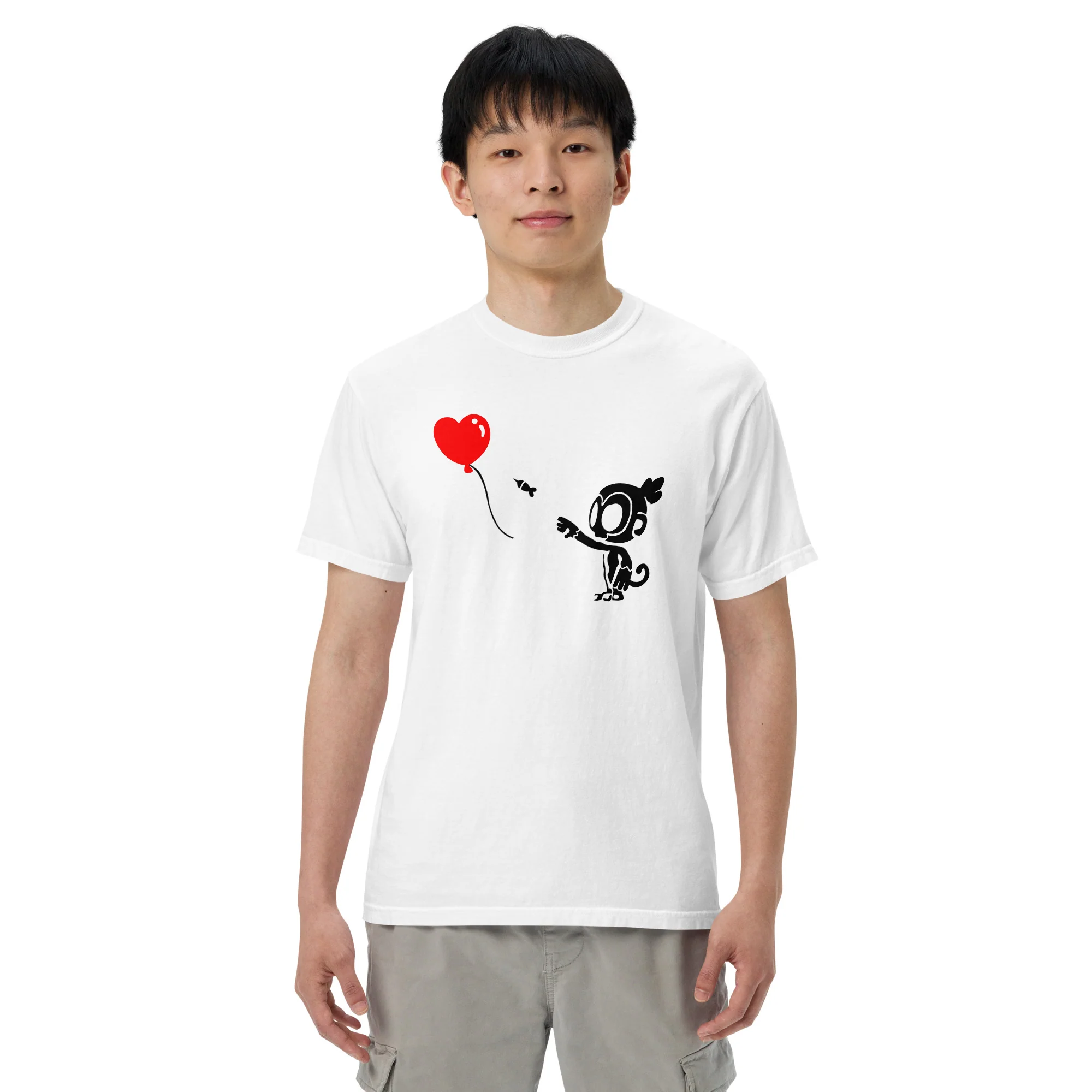 Monkey With Bloon Standard Issue Shirt (Unisex) - Image 6