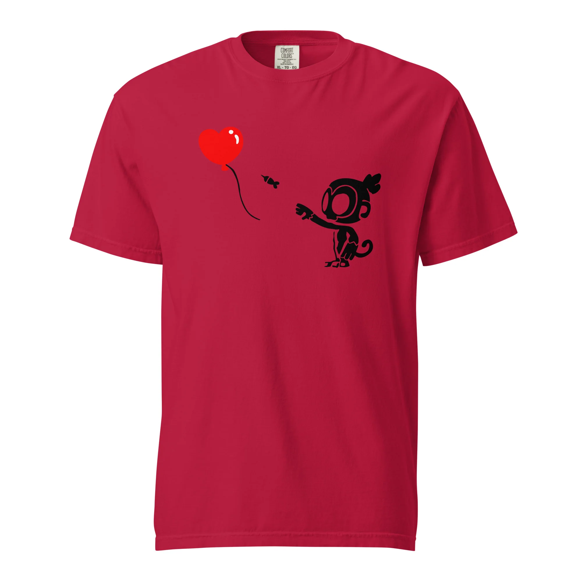Monkey With Bloon Standard Issue Shirt (Unisex) - Image 8