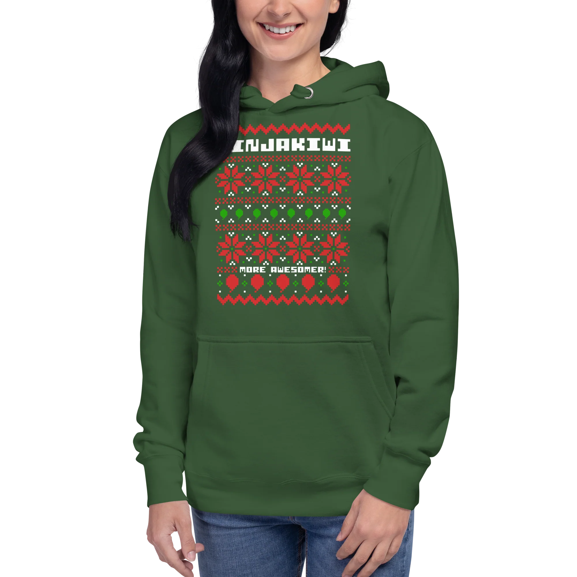 More Awesomer Christmas Hoodie (Unisex - Pattern 1) - Image 5