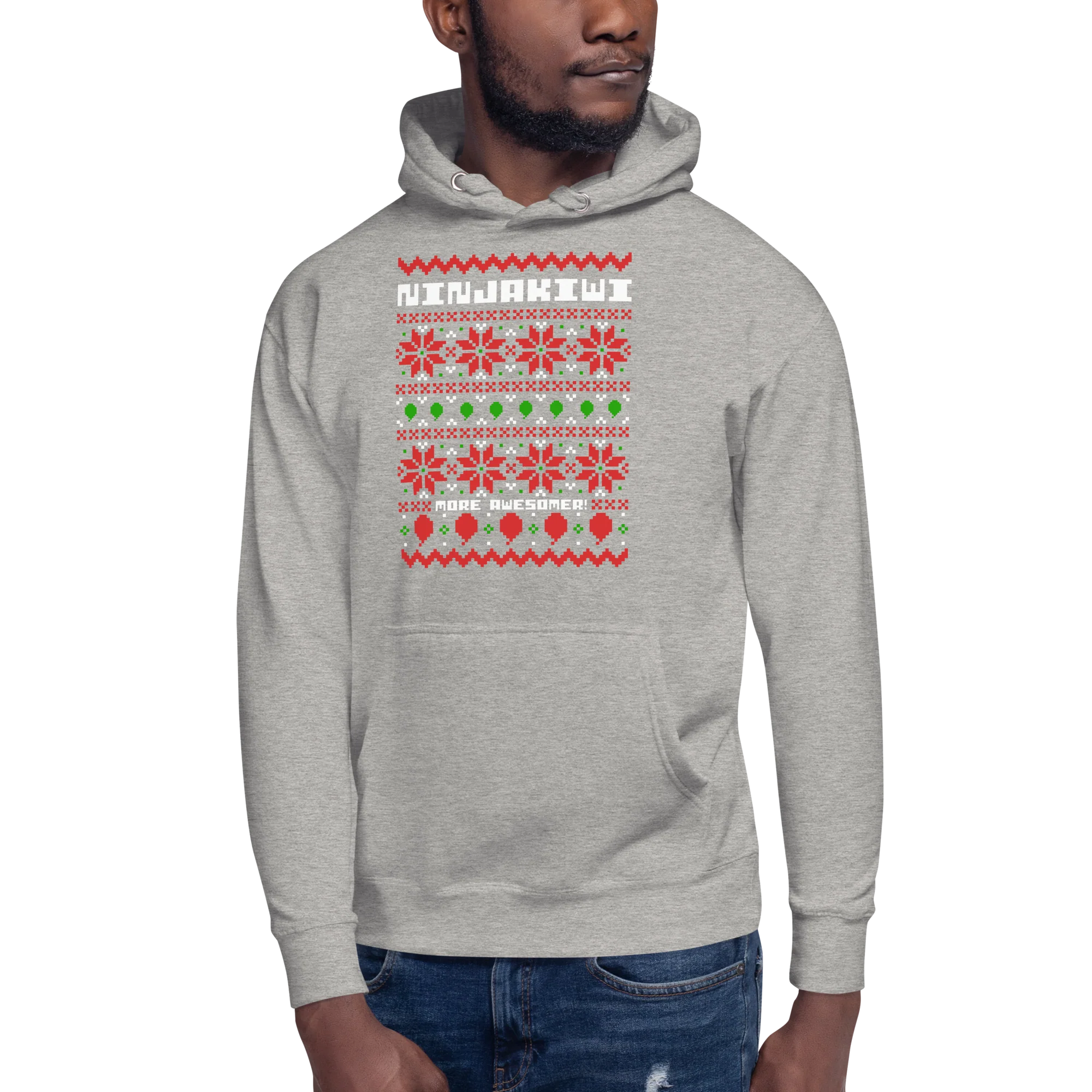 More Awesomer Christmas Hoodie (Unisex - Pattern 1) - Image 7