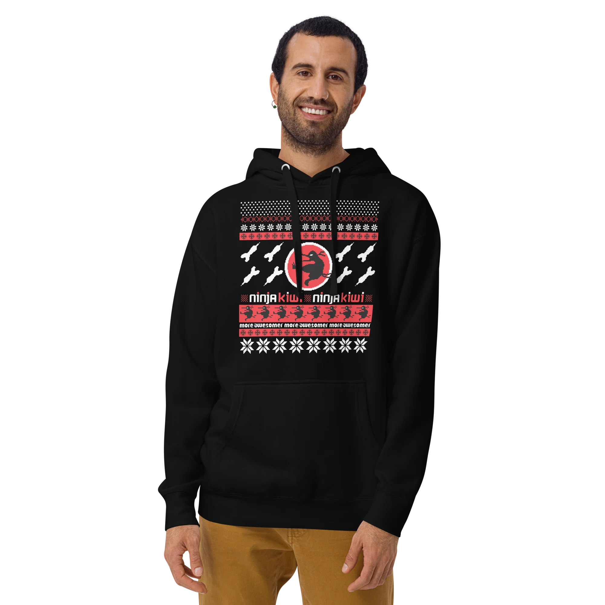 More Awesomer Christmas Hoodie (Unisex - Pattern 2) - Image 2