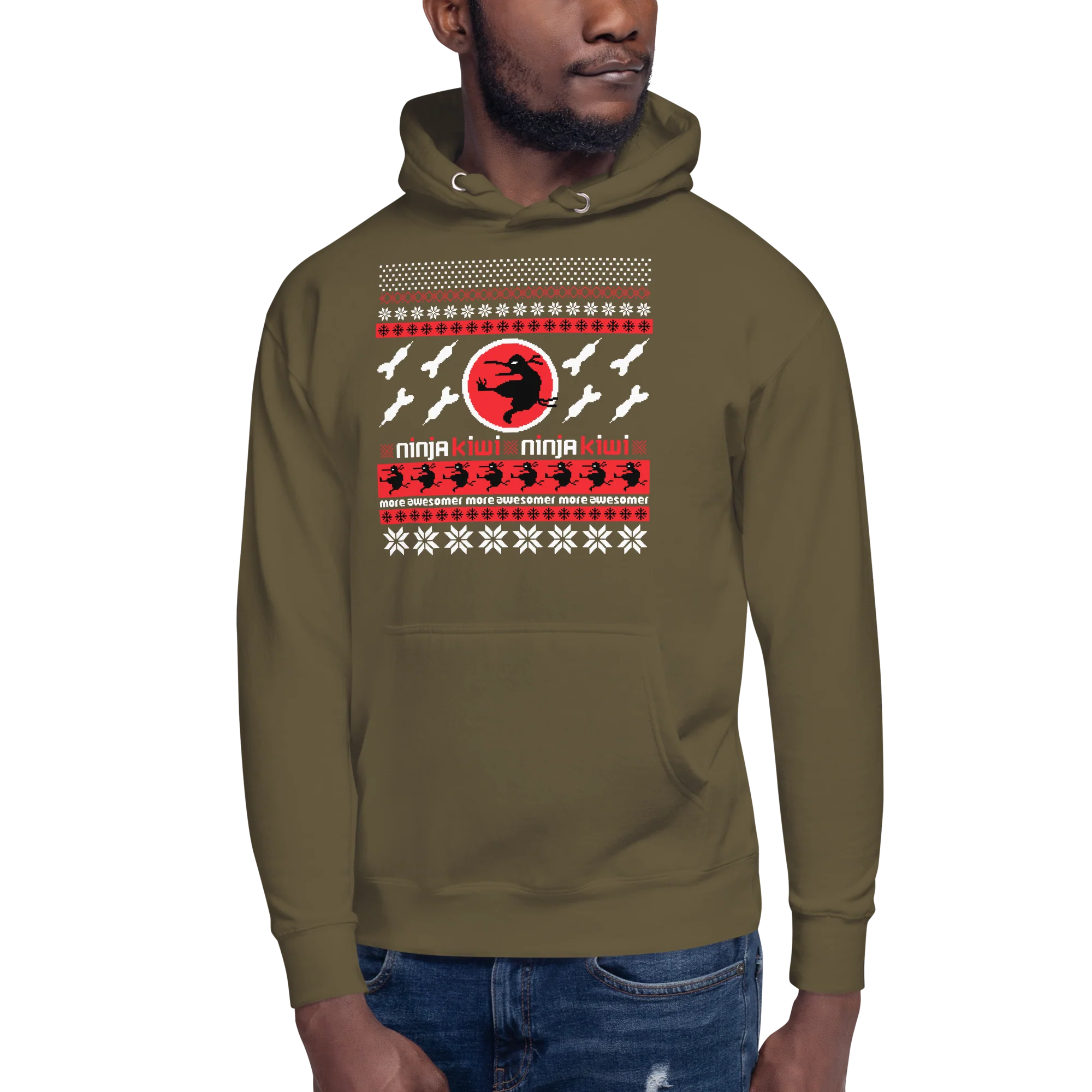 More Awesomer Christmas Hoodie (Unisex - Pattern 2) - Image 6
