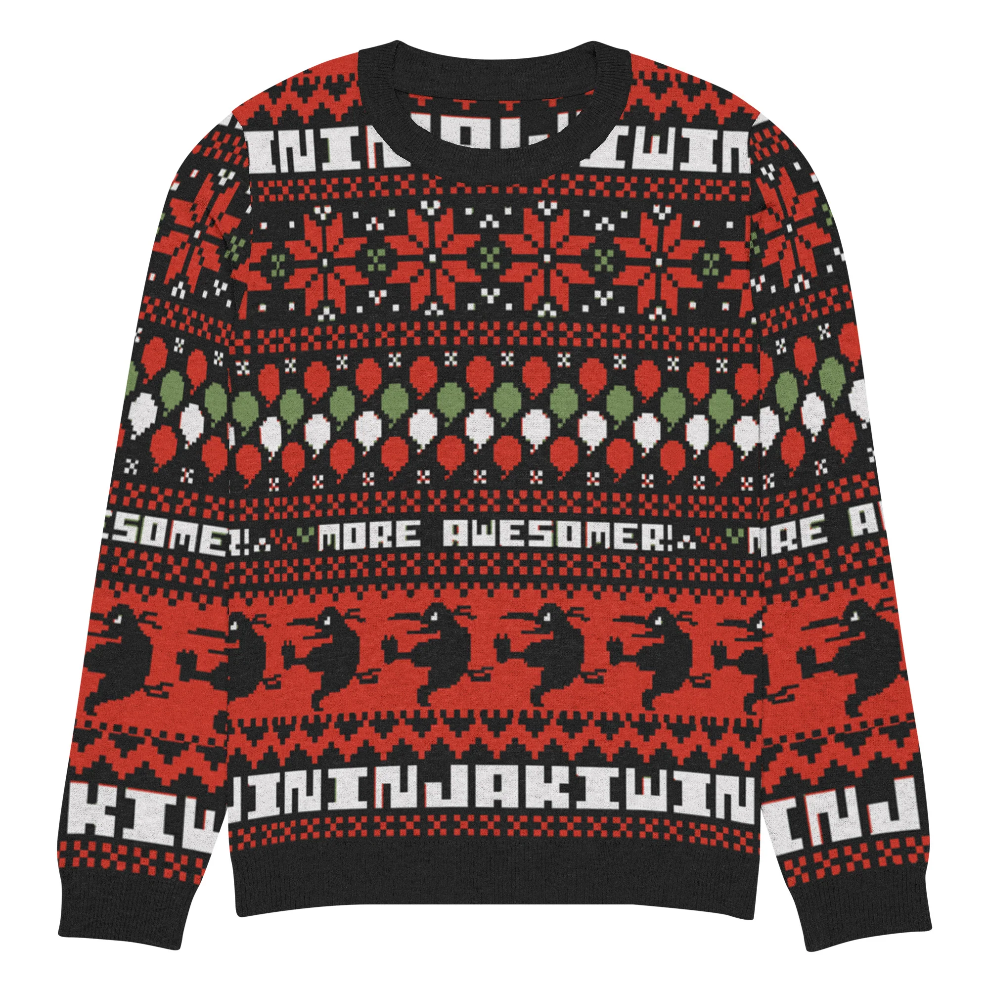 More Awesomer Christmas Knitted Sweater (Unisex) - Image 17