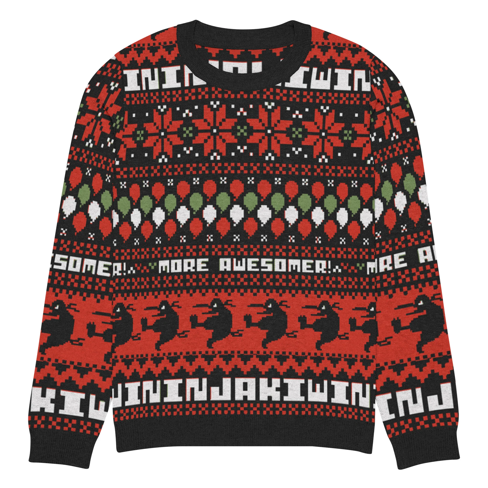 More Awesomer Christmas Knitted Sweater (Unisex) - Image 19
