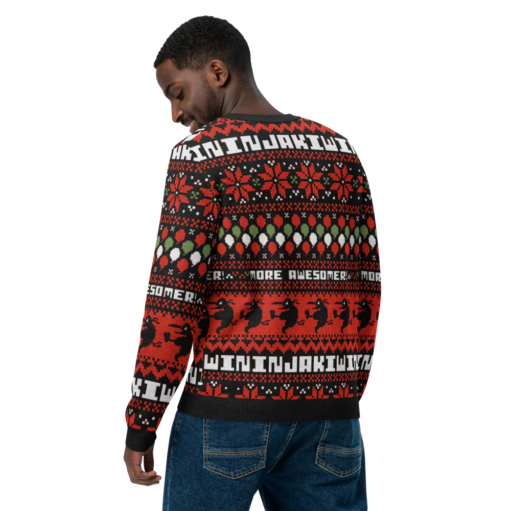 More Awesomer Christmas Knitted Sweater (Unisex) - Image 23