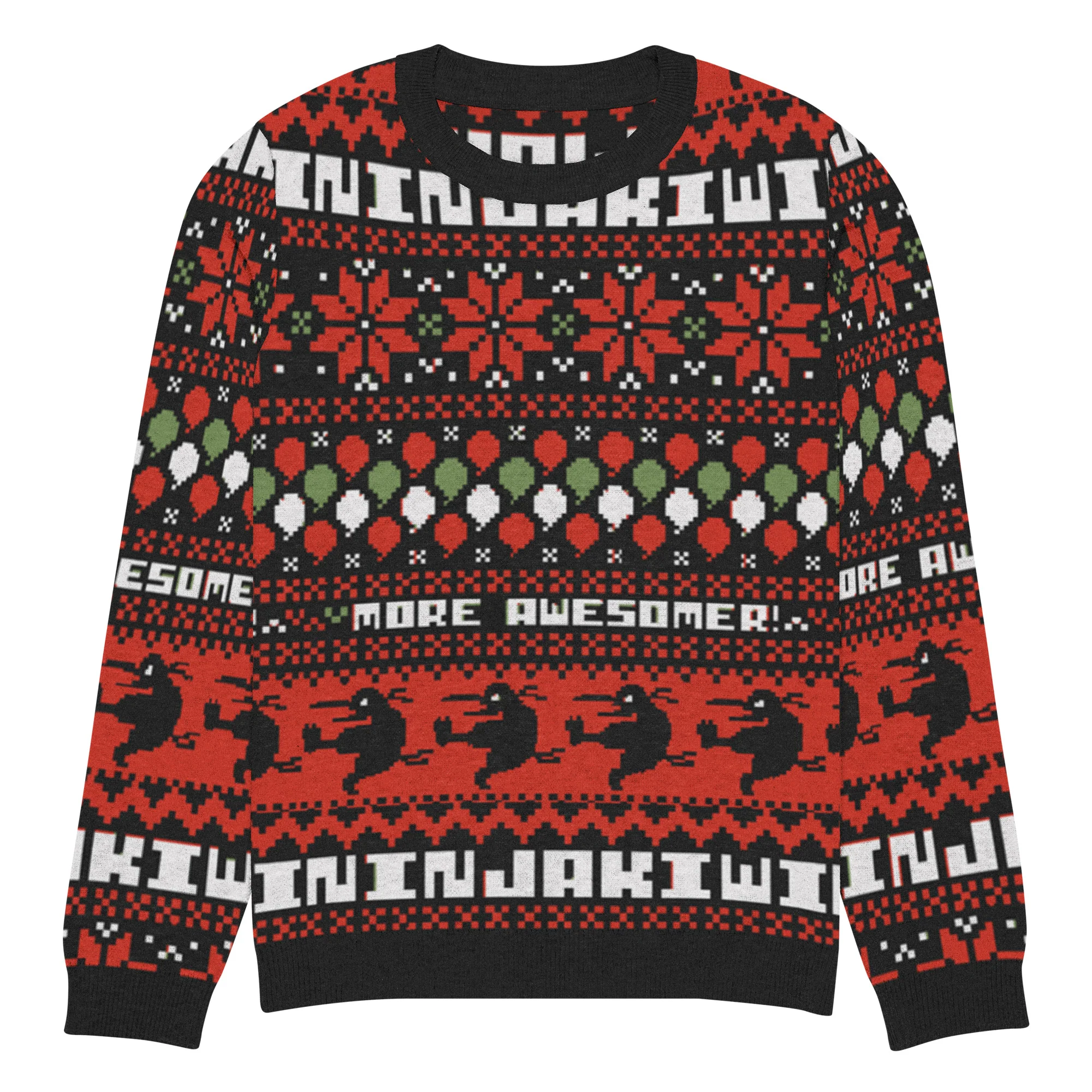 More Awesomer Christmas Knitted Sweater (Unisex) - Image 5