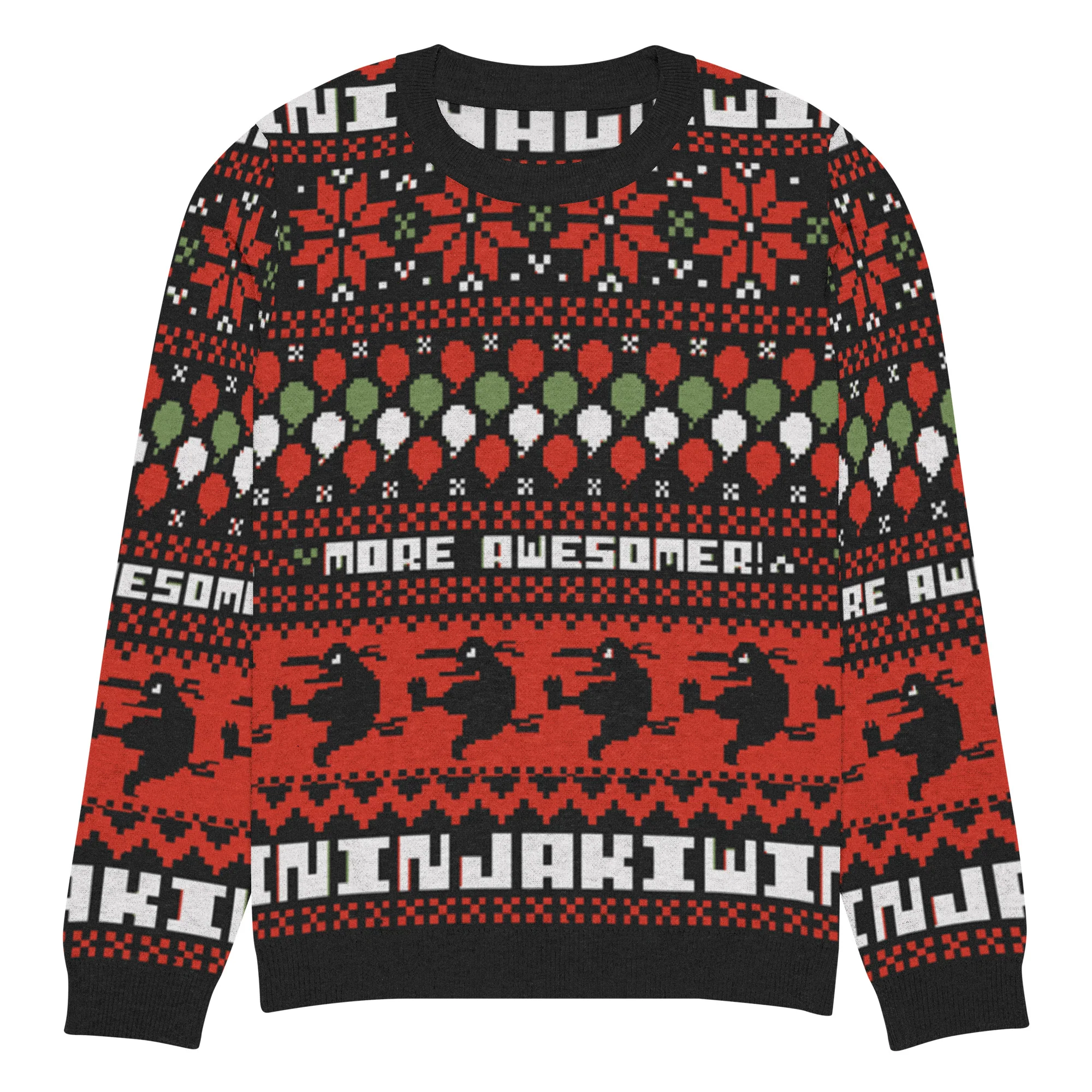 More Awesomer Christmas Knitted Sweater (Unisex) - Image 7